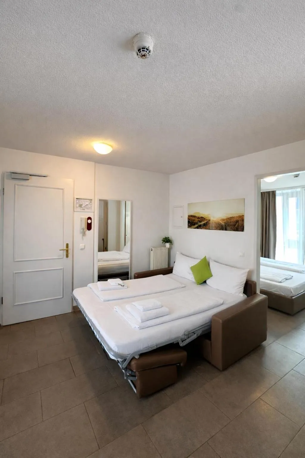 Bed in Bayer's Boardinghouse und Hotel