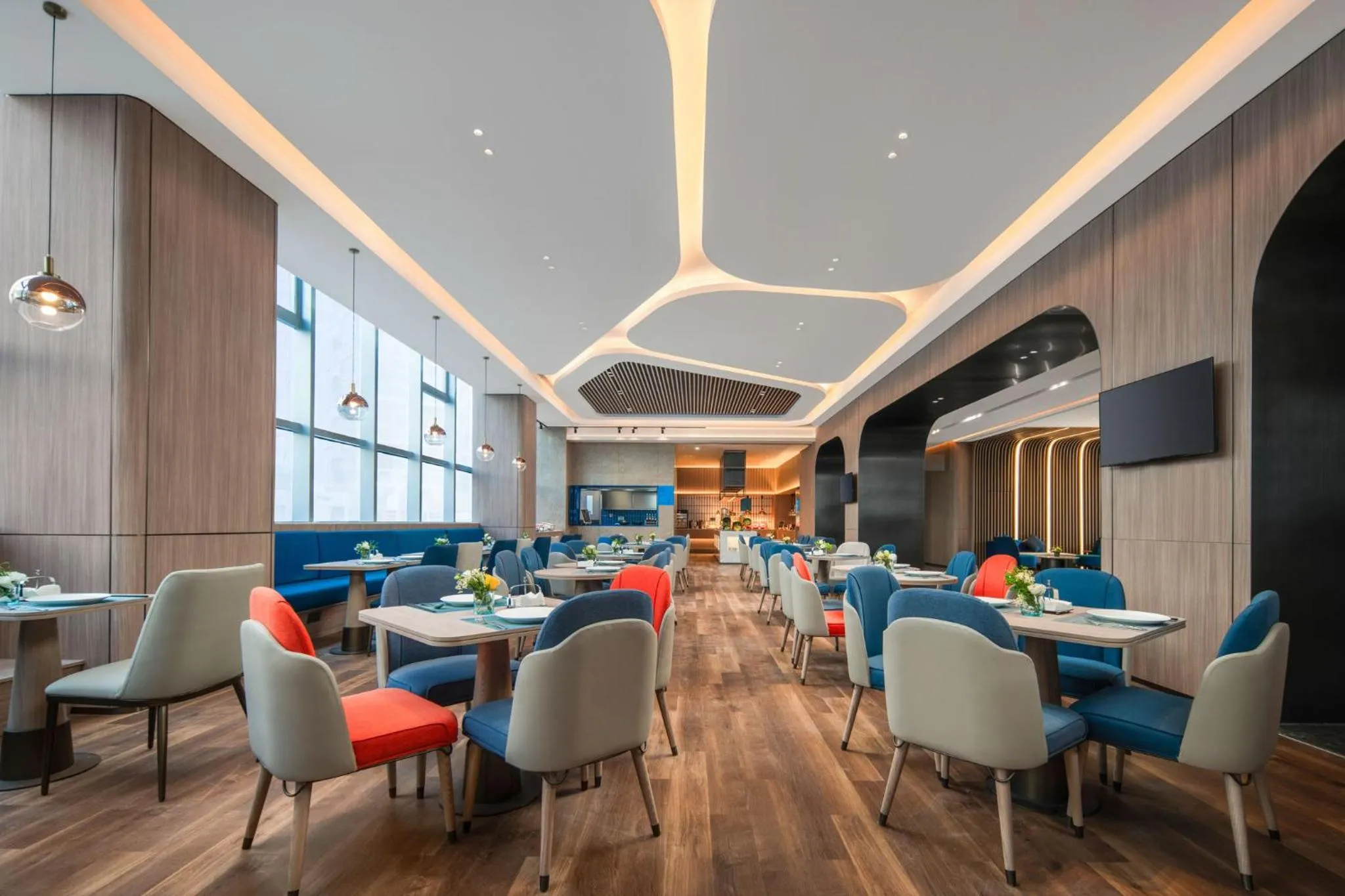 Restaurant/places to eat in Holiday Inn Express Nanjing Jiangbei Wonhall Mall
