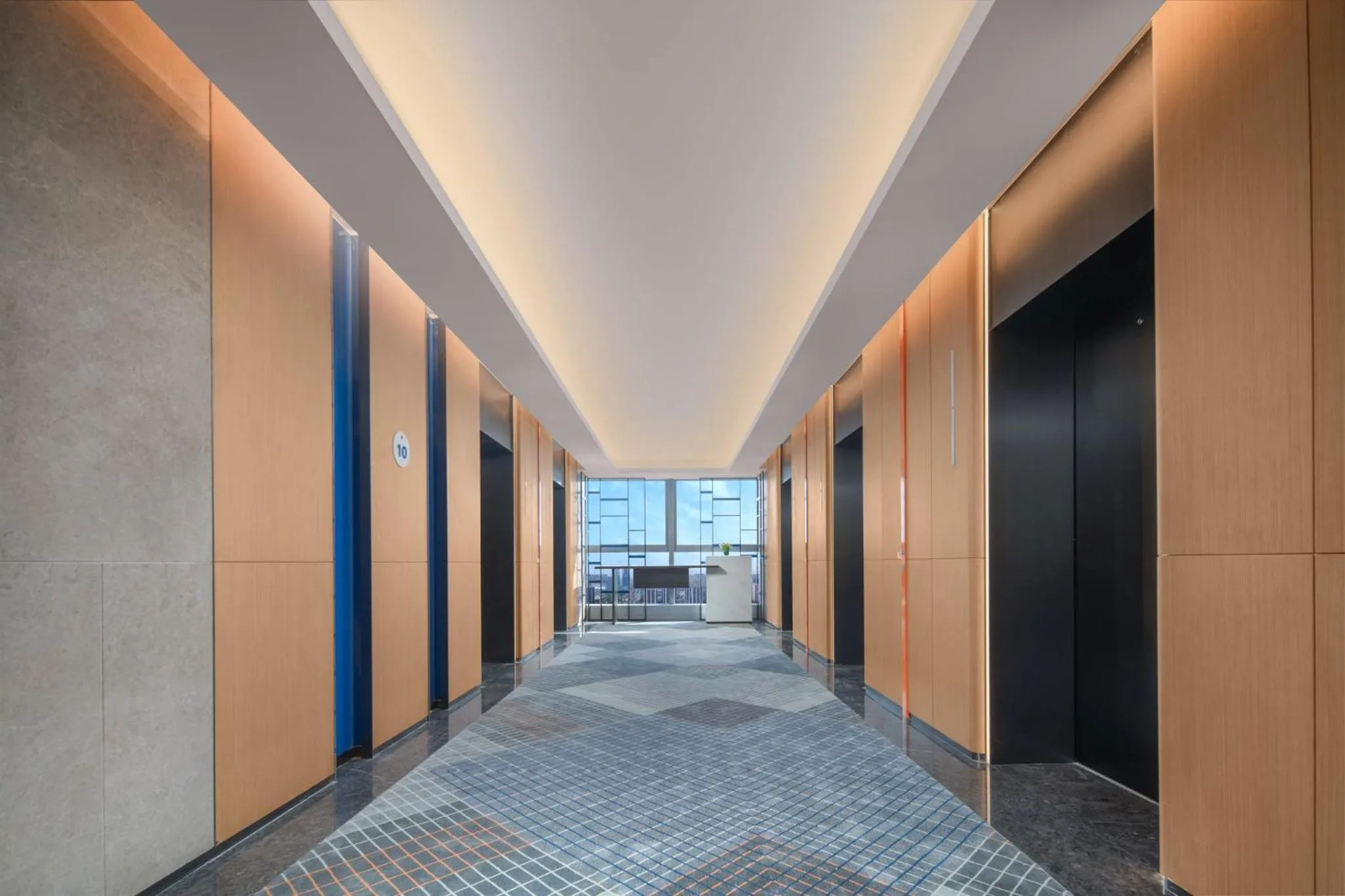 Lobby or reception in Holiday Inn Express Nanjing Jiangbei Wonhall Mall