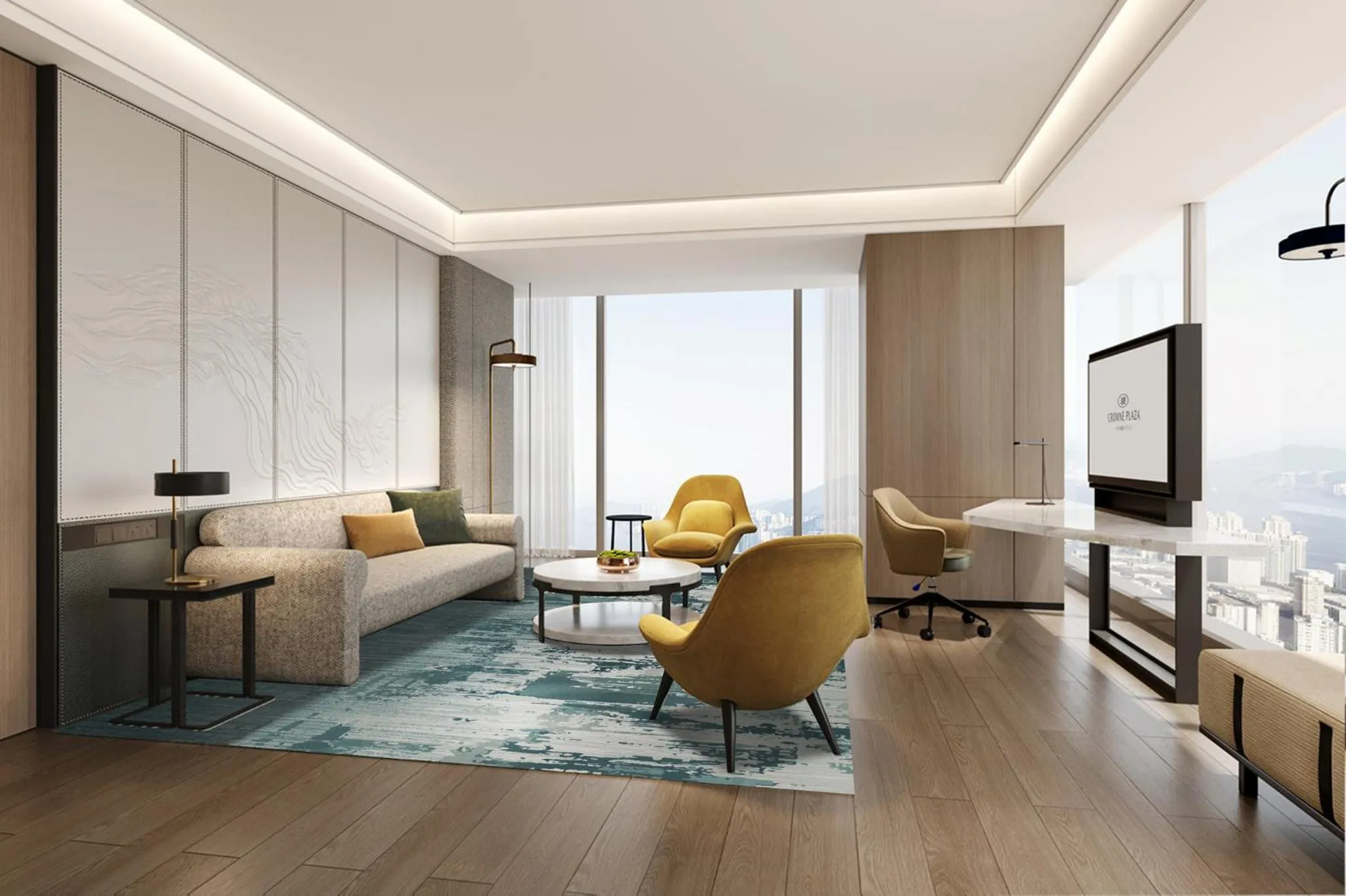 Photo of the whole room in Crowne Plaza Jinan Runhua by IHG