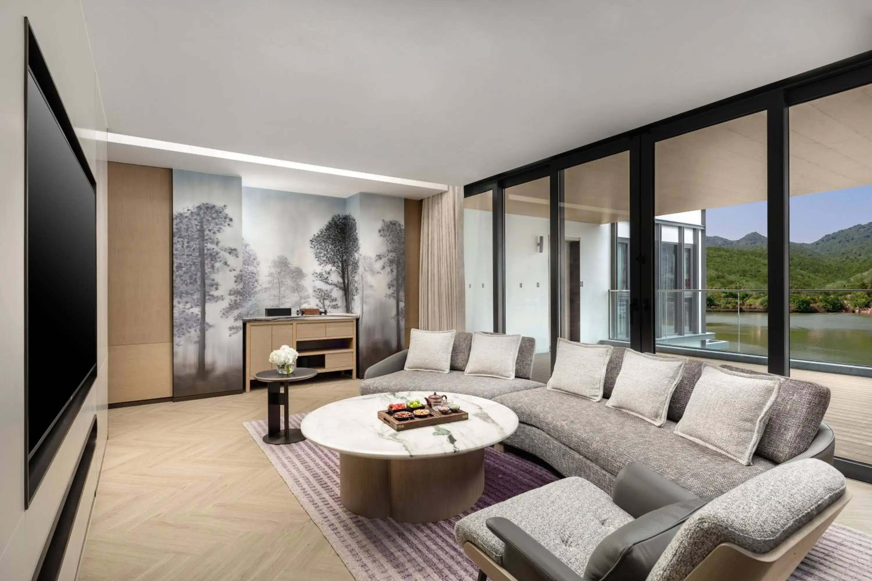 Living room in HUALUXE Sanya Yalong Bay Resort Living room in HUALUXE Sanya Yalong Bay Resort