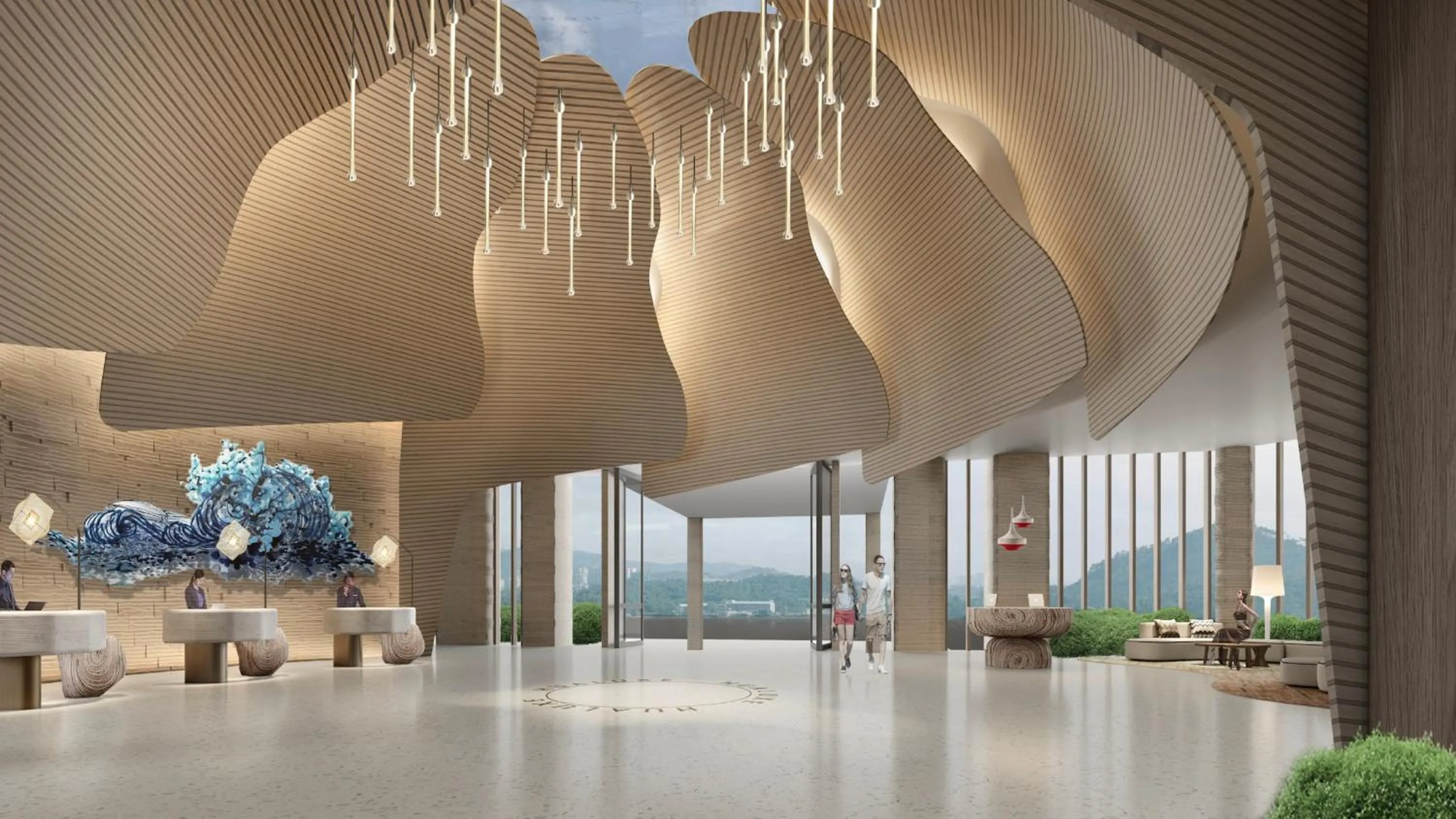 Property building in HUALUXE Sanya Yalong Bay Resort