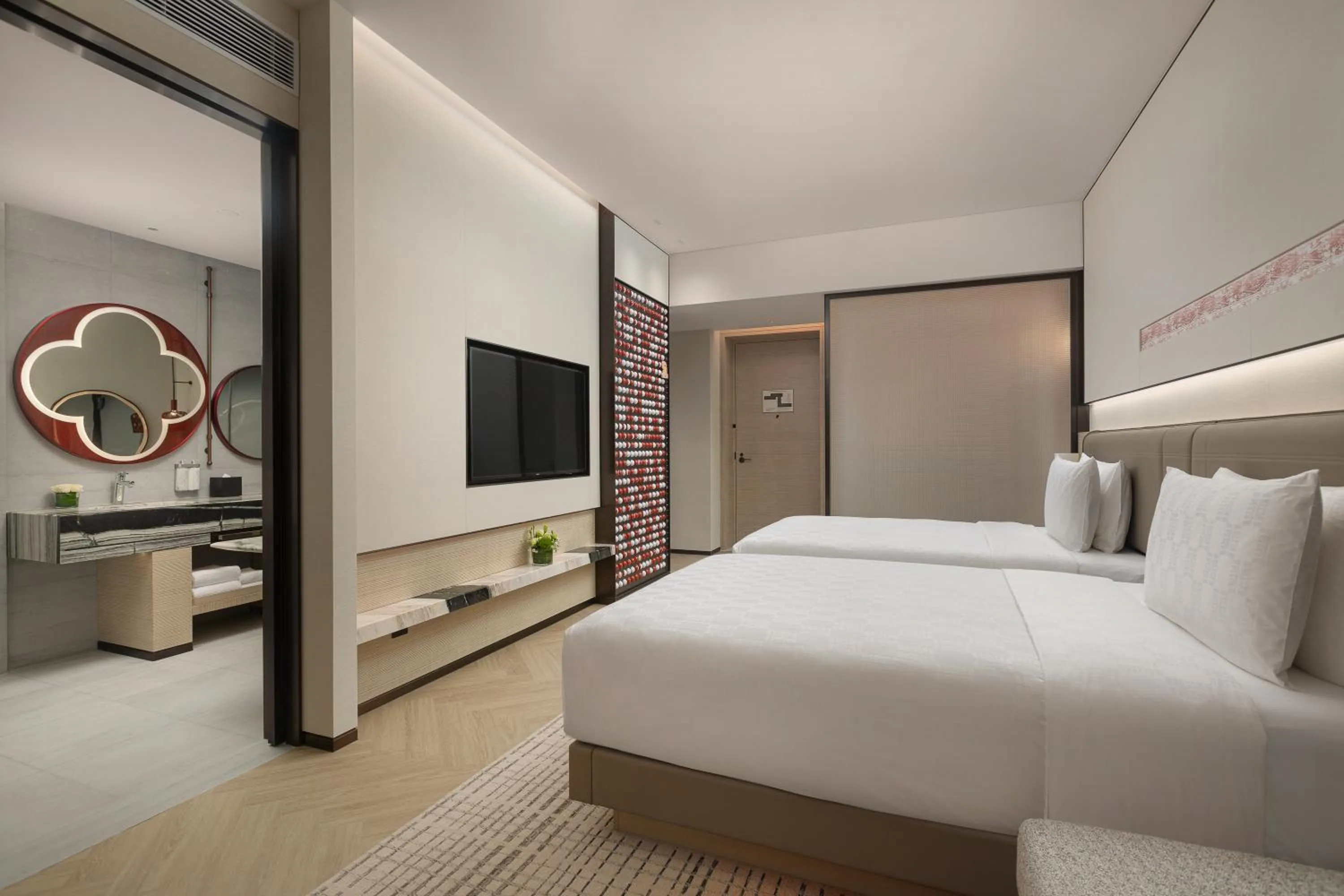 Photo of the whole room, Bed in HUALUXE Sanya Yalong Bay Resort