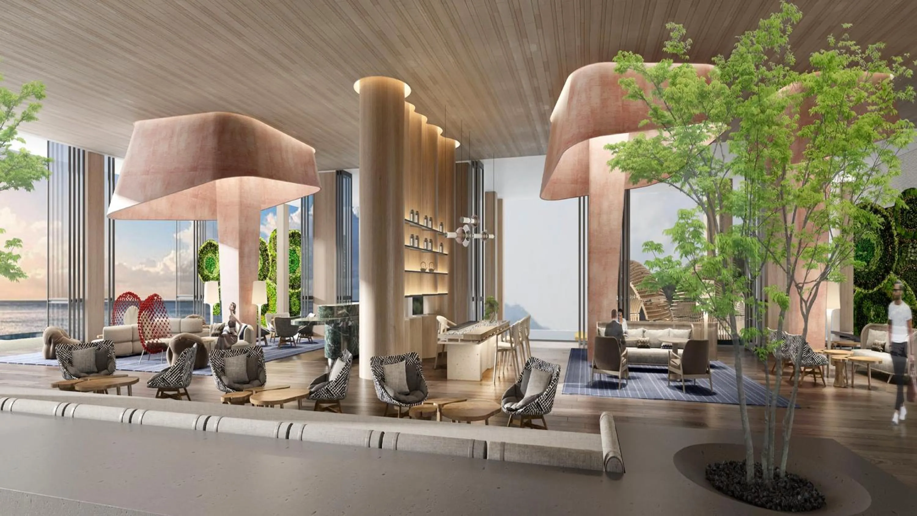 Property building in HUALUXE Sanya Yalong Bay Resort