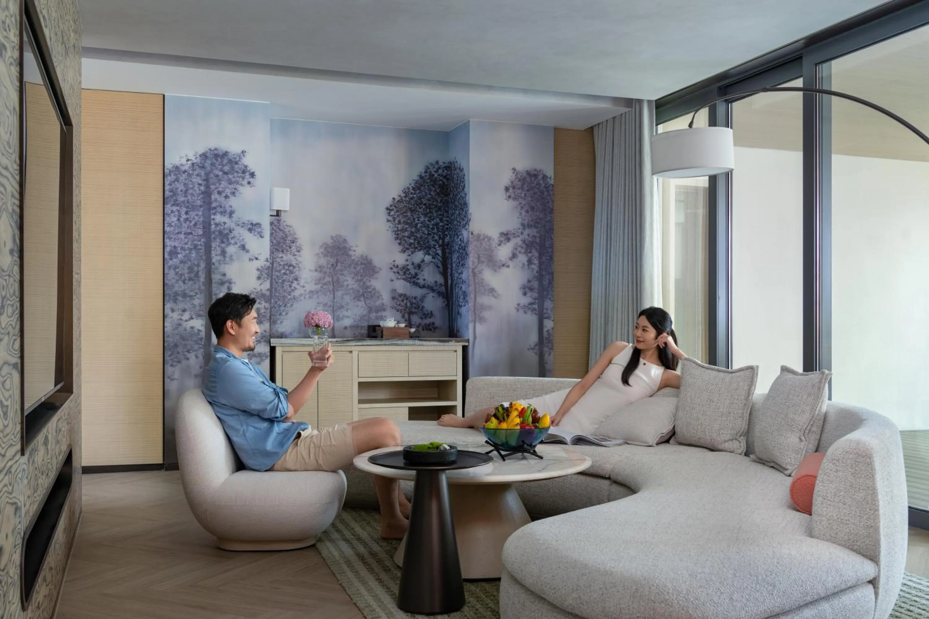 Living room in HUALUXE Sanya Yalong Bay Resort