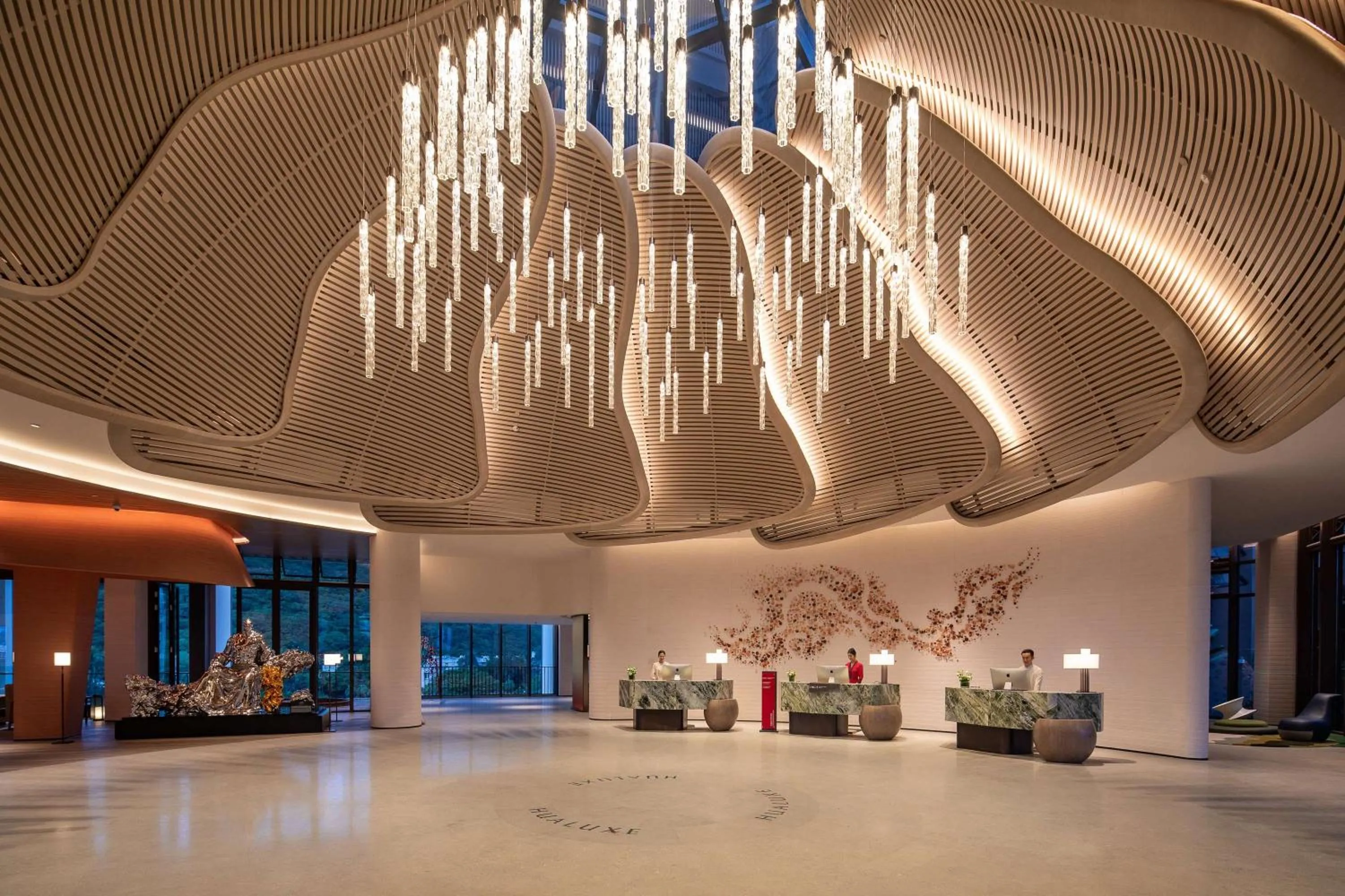 Property building in HUALUXE Sanya Yalong Bay Resort