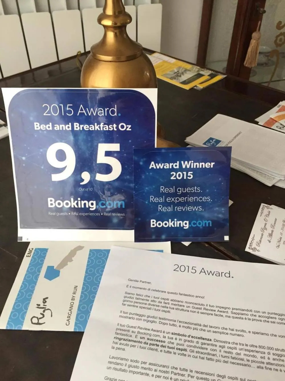Certificate/Award in Bed and Breakfast Oz