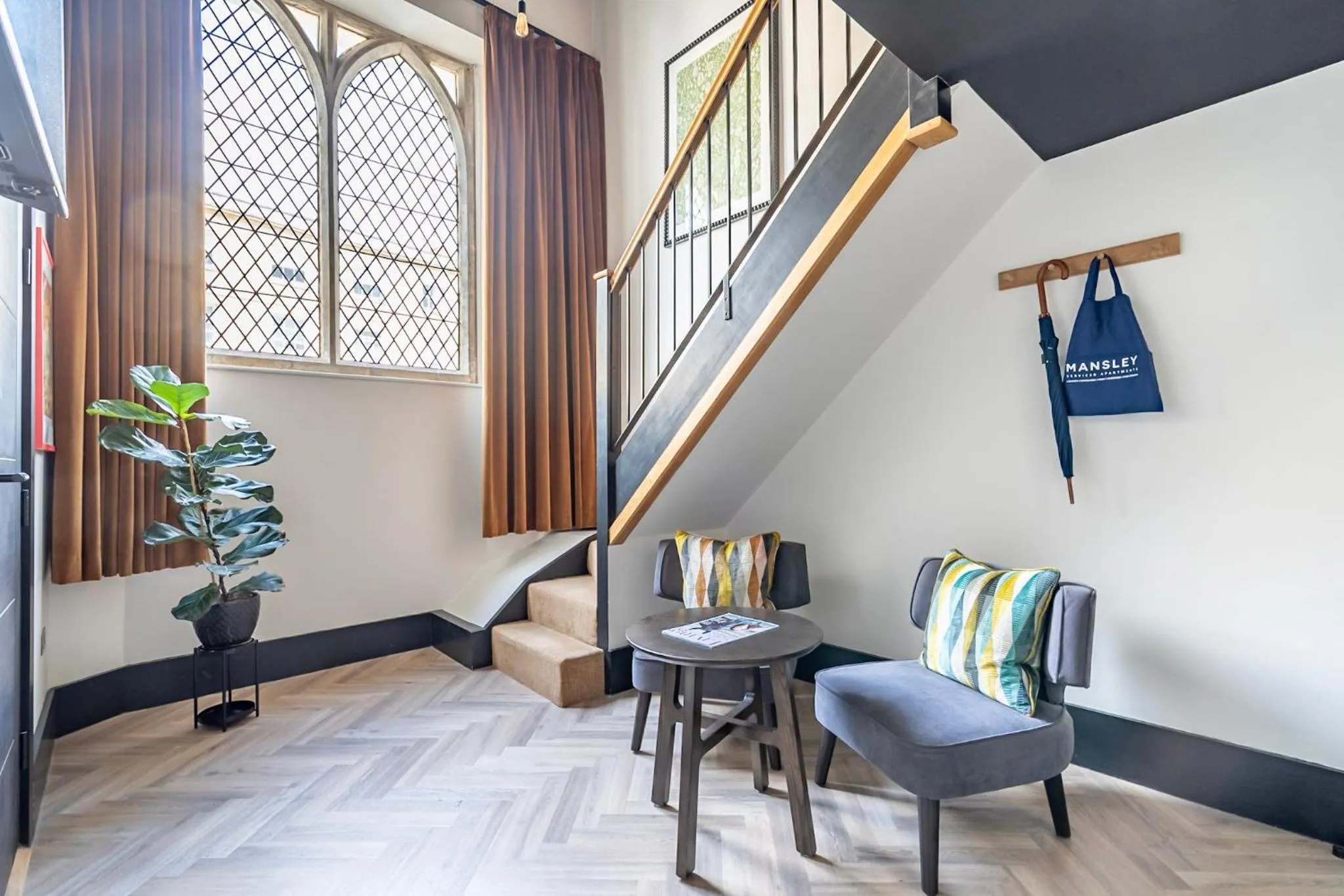 Living room in Crescent Place by Mansley