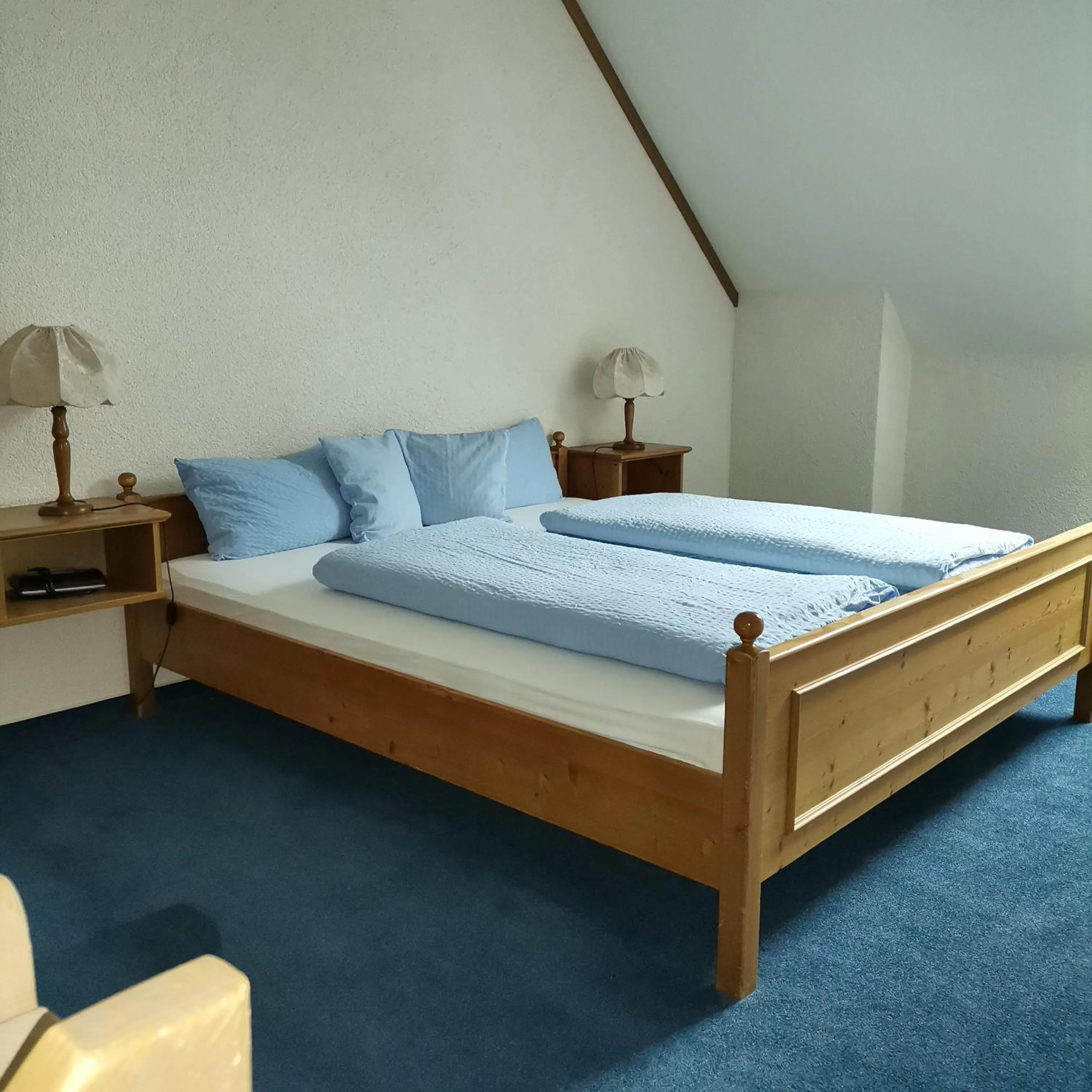 Bed in Ferienwohnungen Kupferkanne
