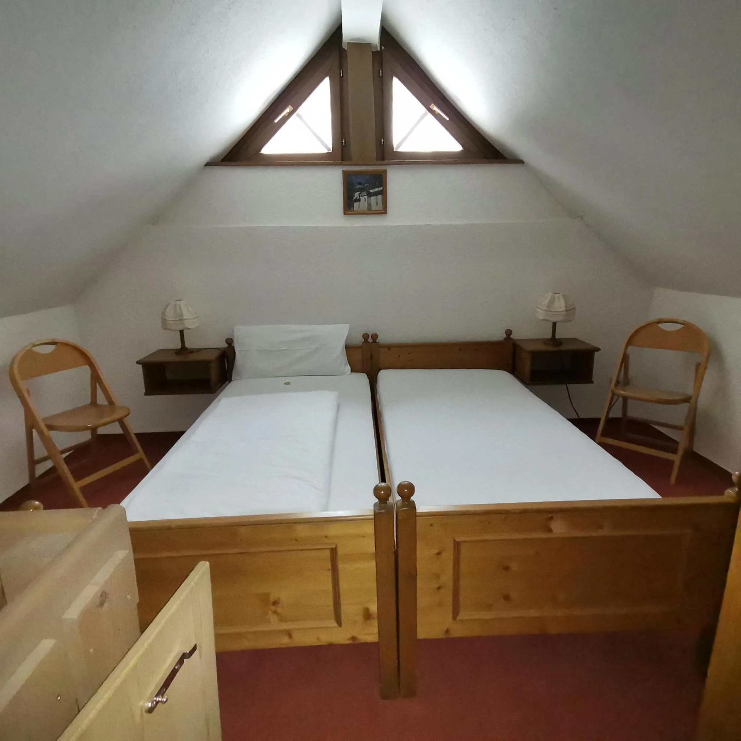 Bed in Ferienwohnungen Kupferkanne