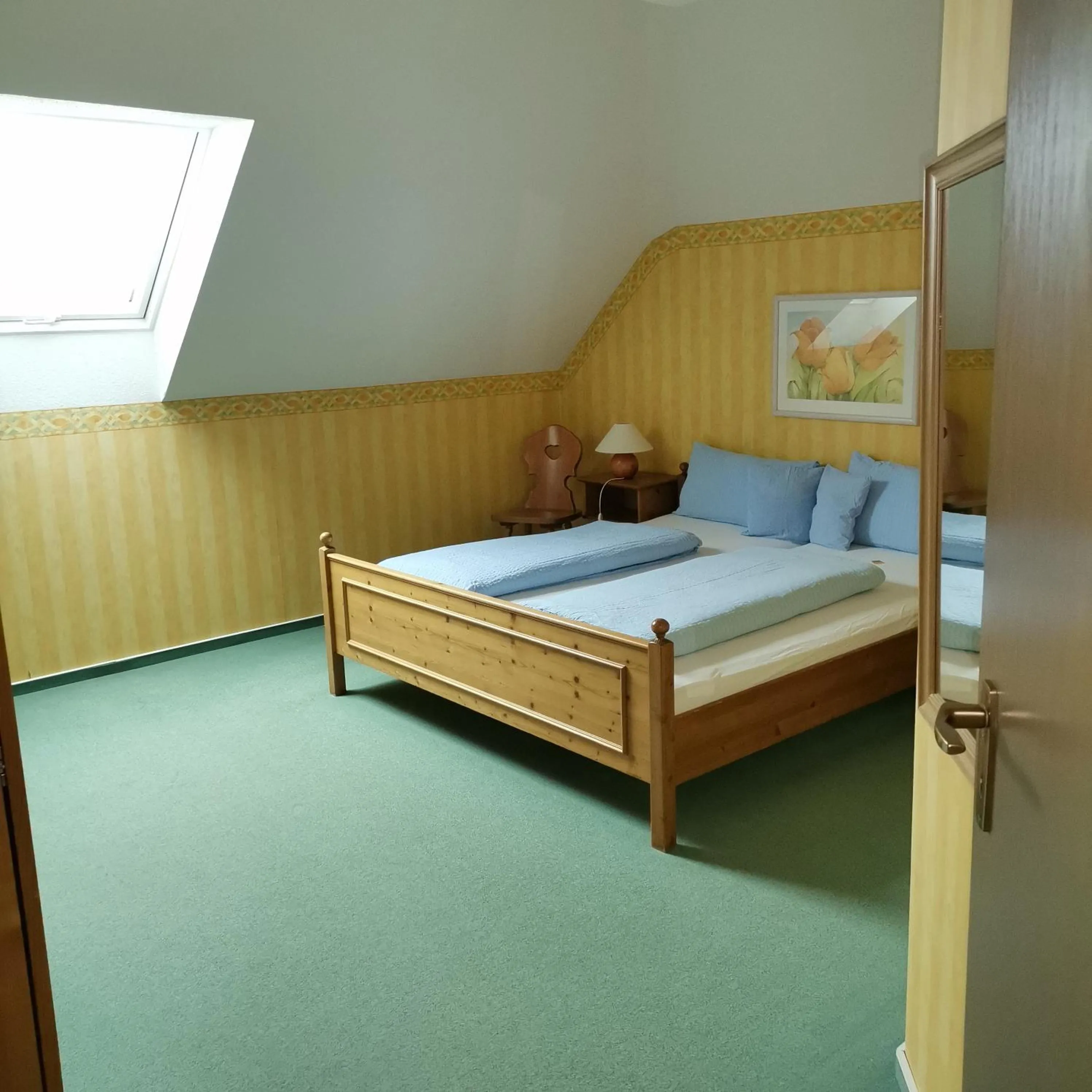 Bed in Ferienwohnungen Kupferkanne