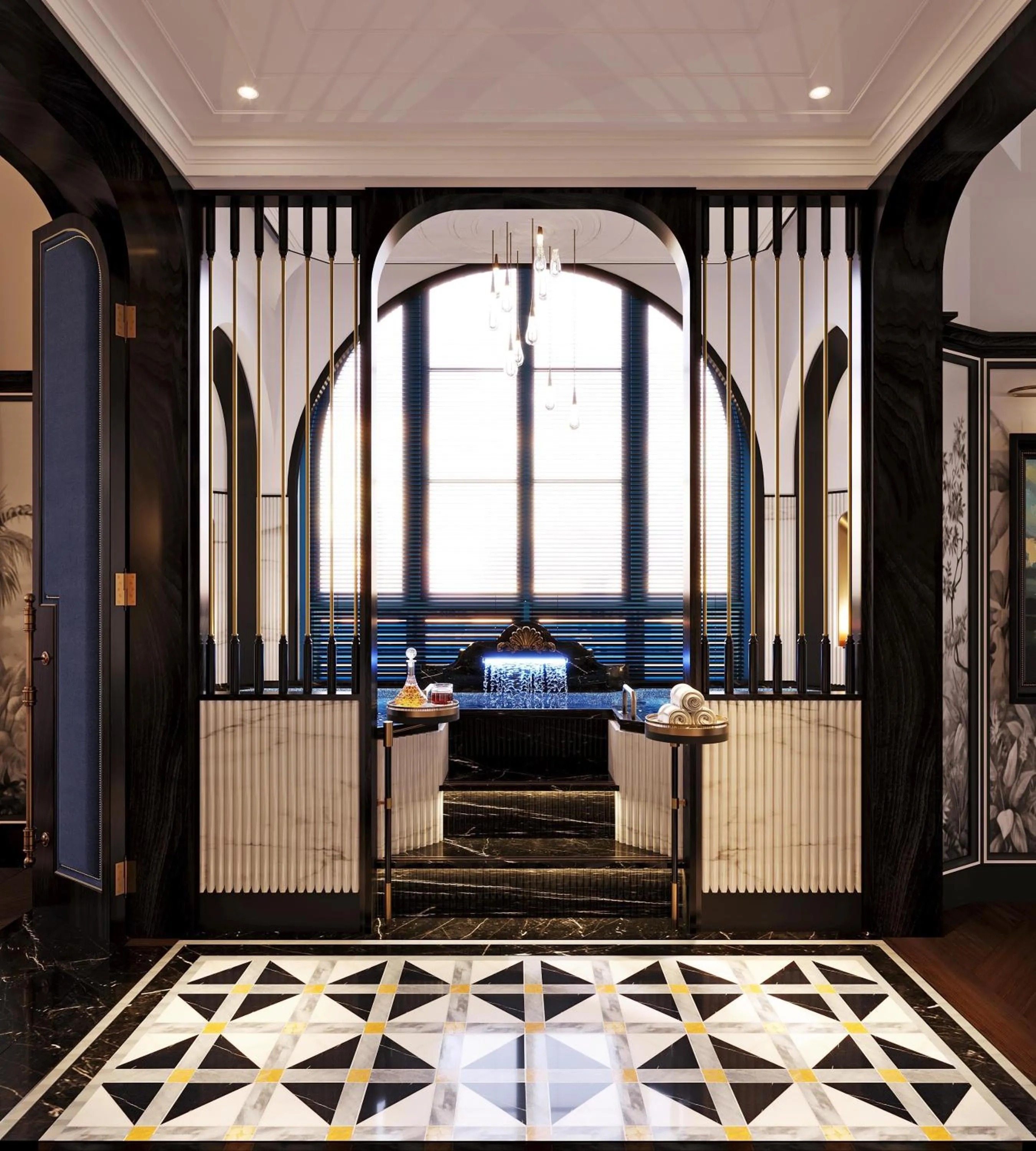 Bathroom in La Festa Phu Quoc, Curio Collection By Hilton