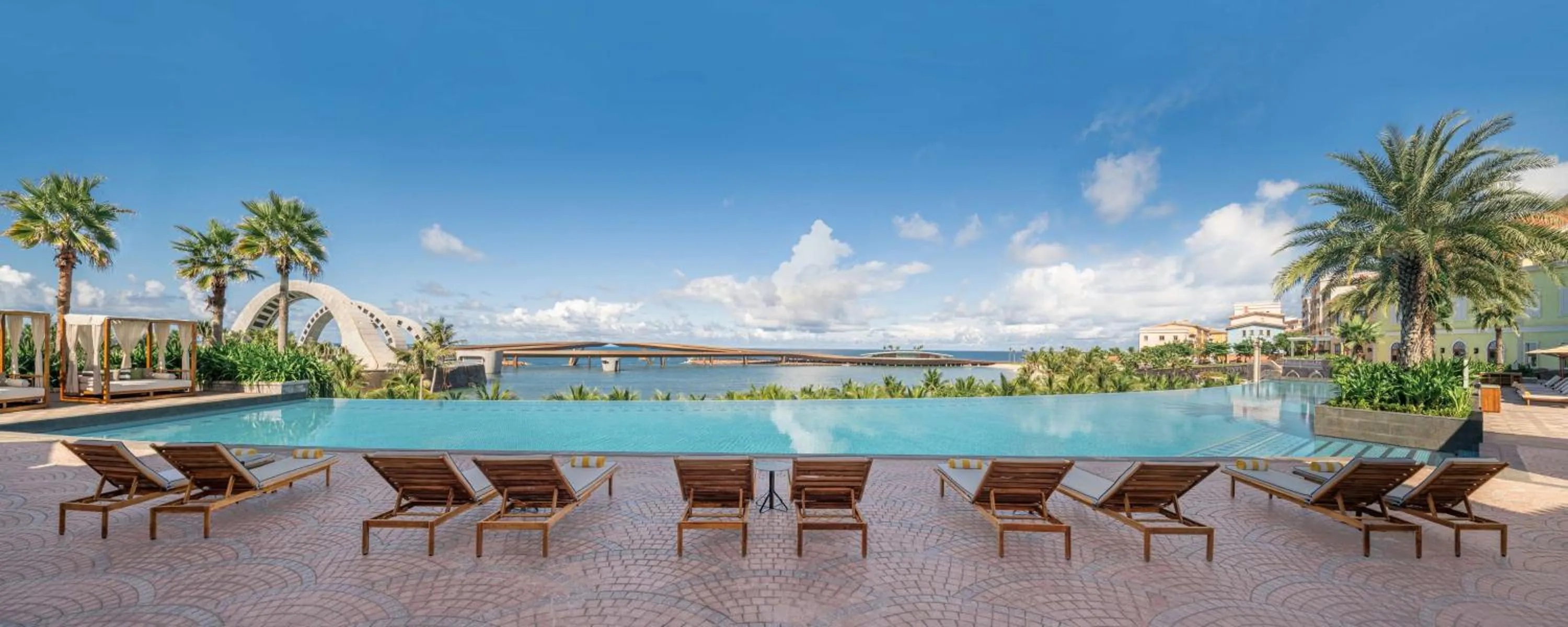 Pool view in La Festa Phu Quoc, Curio Collection By Hilton