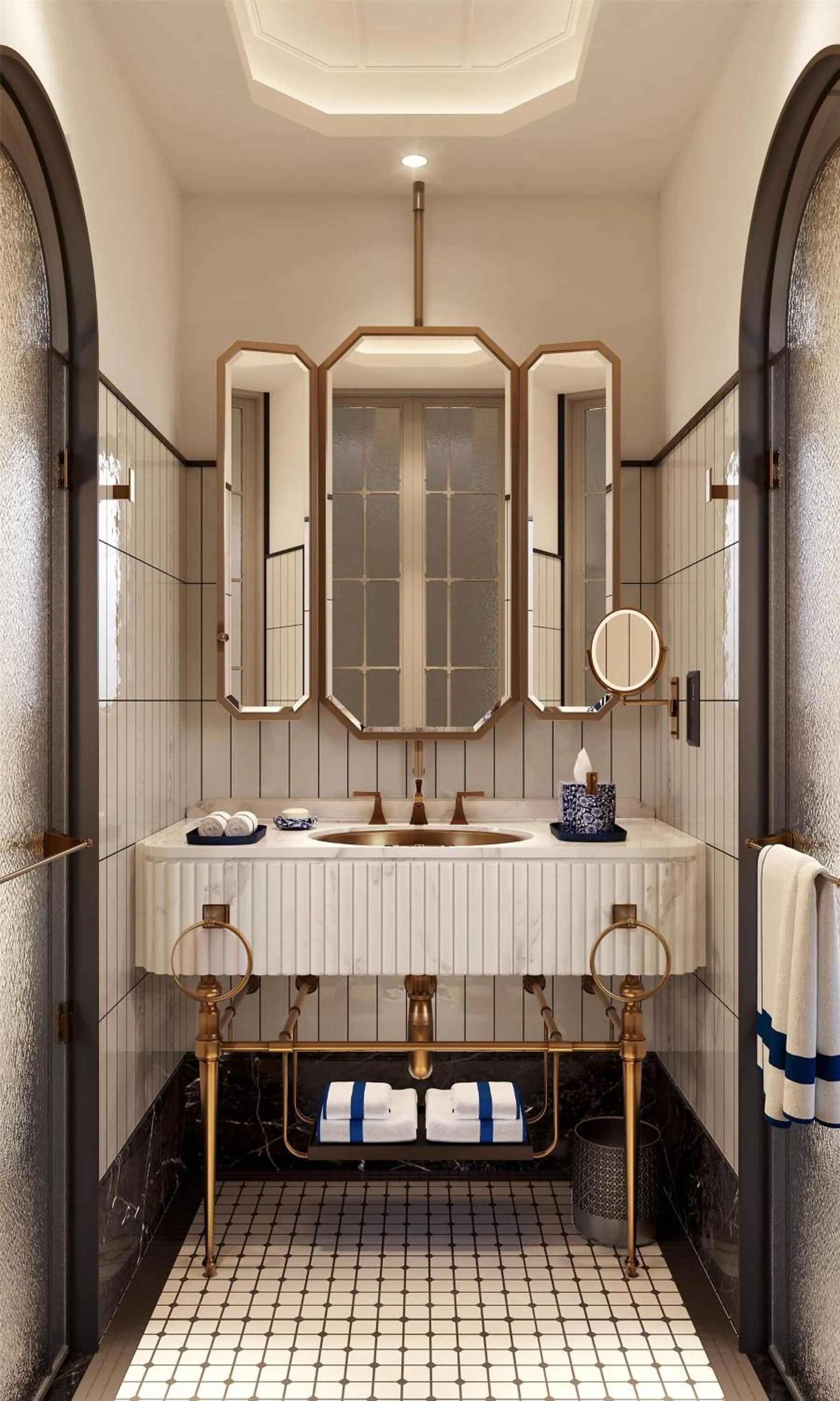 Bathroom in La Festa Phu Quoc, Curio Collection By Hilton