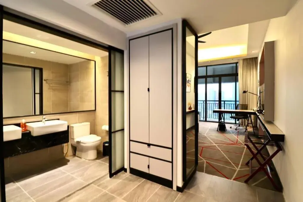 Bed in Red M101 by Oak Tree Bed in Red M101 by Oak Tree