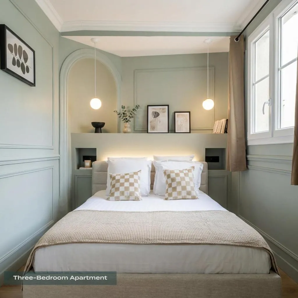 Bed in PoeticStay - Louvre