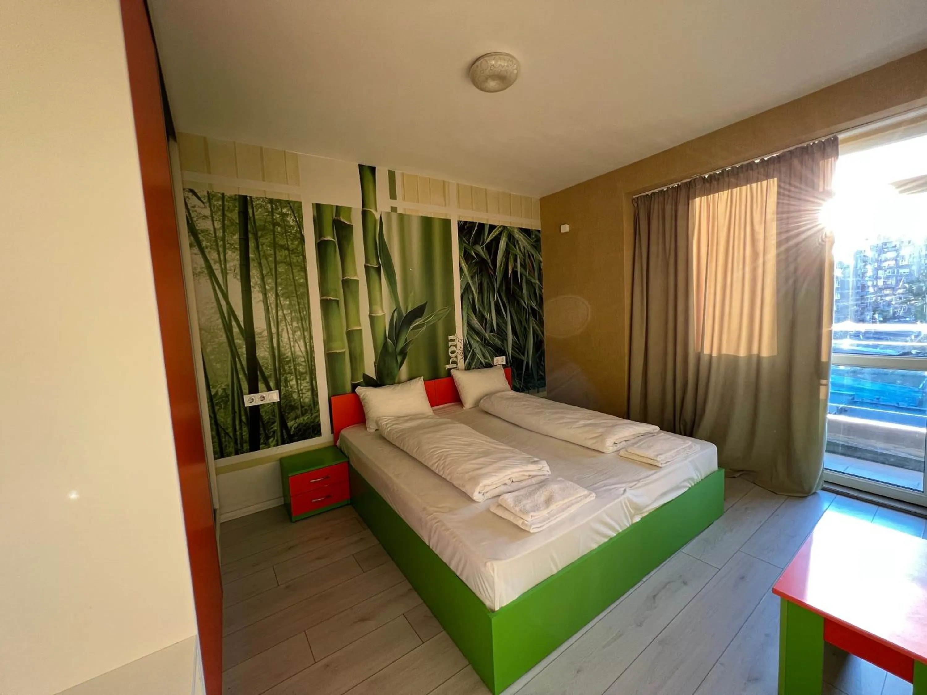 Bed in APARTHOTEL VICTORY SOFIA