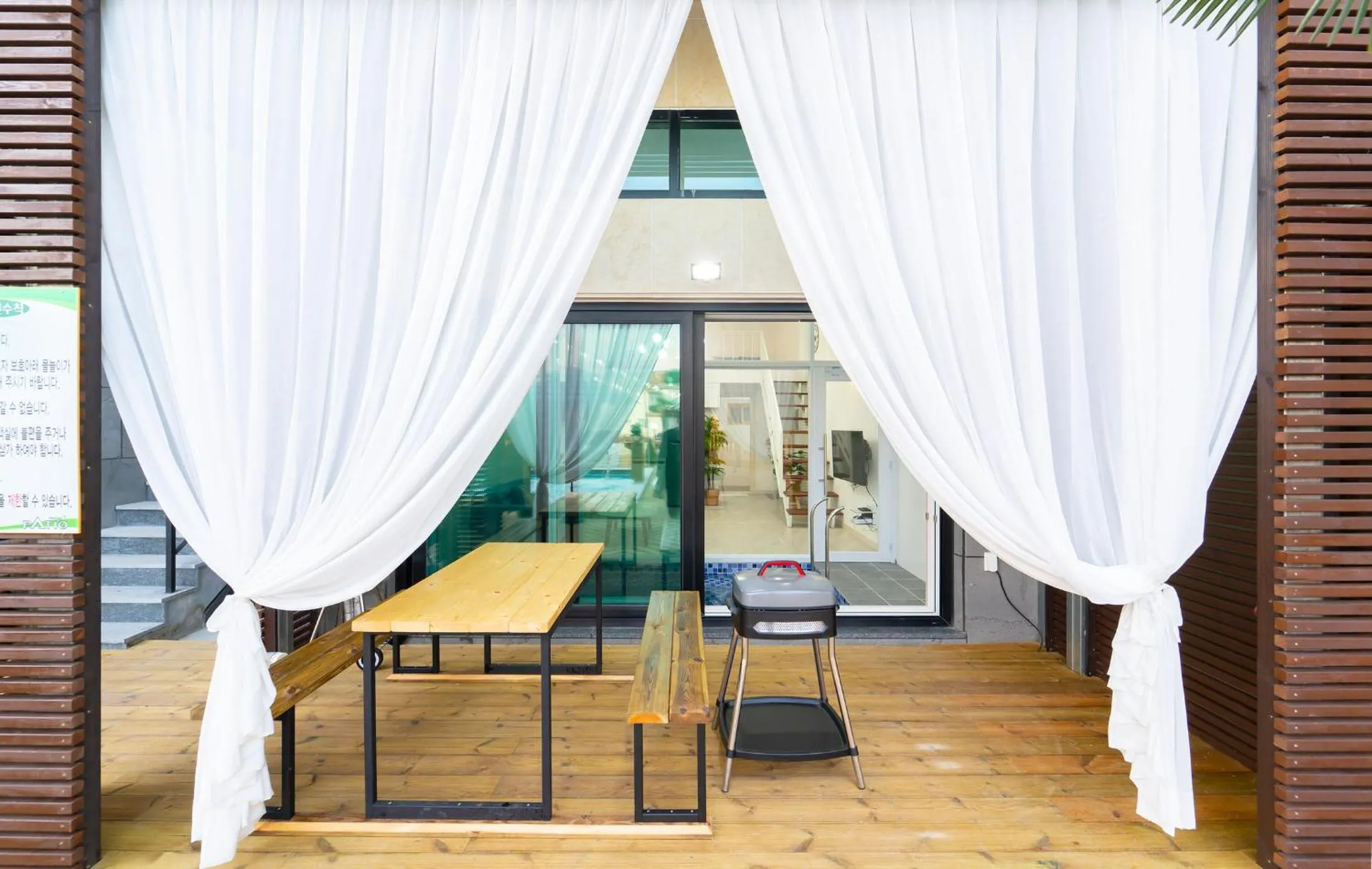 BBQ facilities in Patio Pool Villa