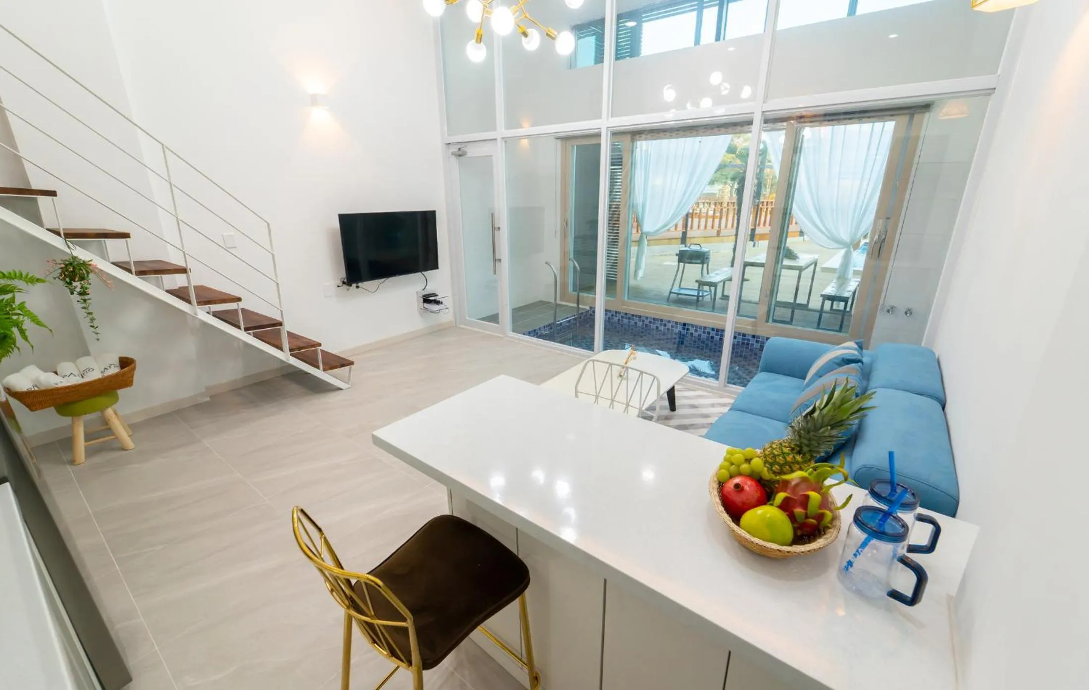 Kitchen or kitchenette in Patio Pool Villa