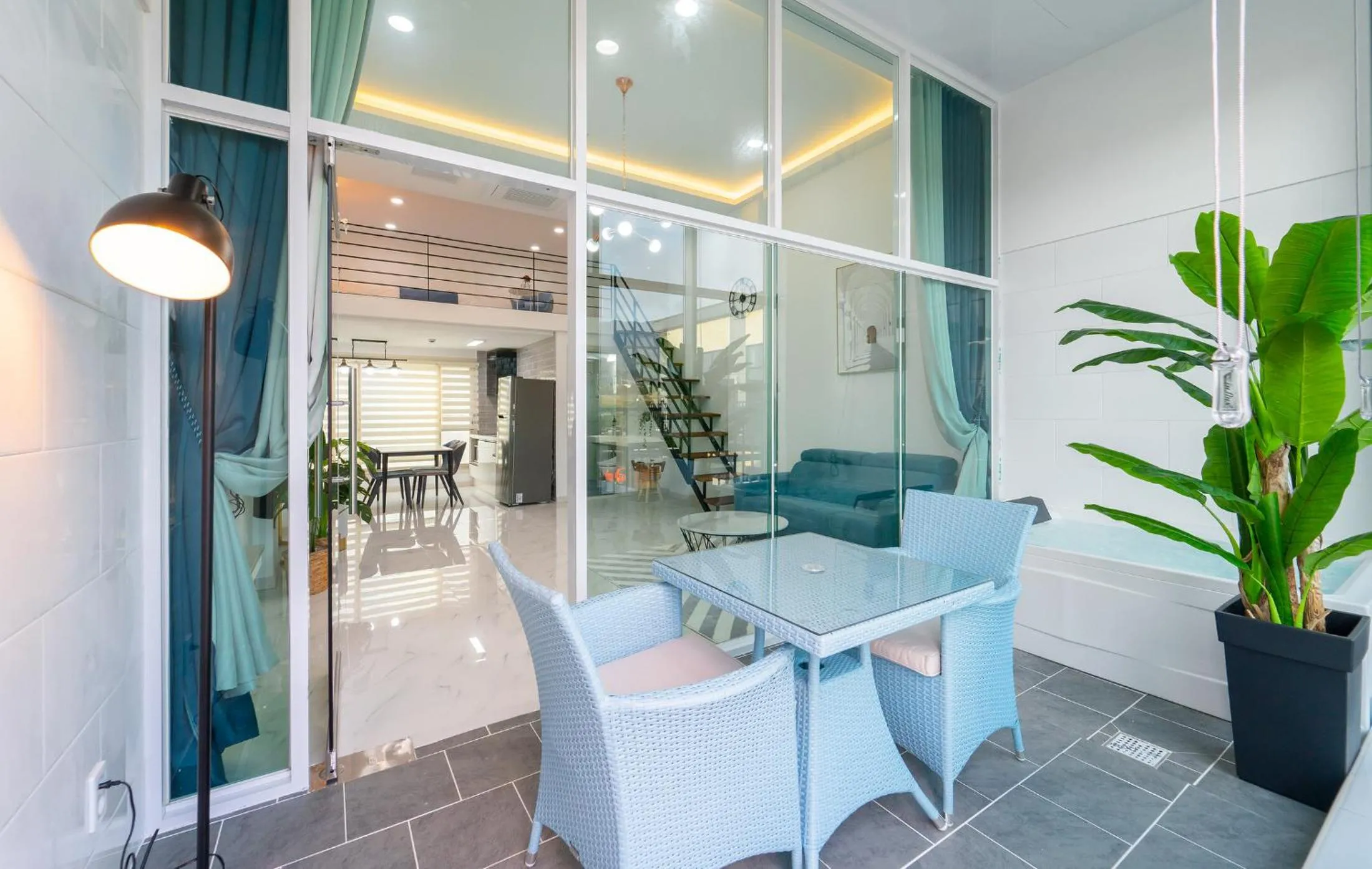Dining area in Patio Pool Villa
