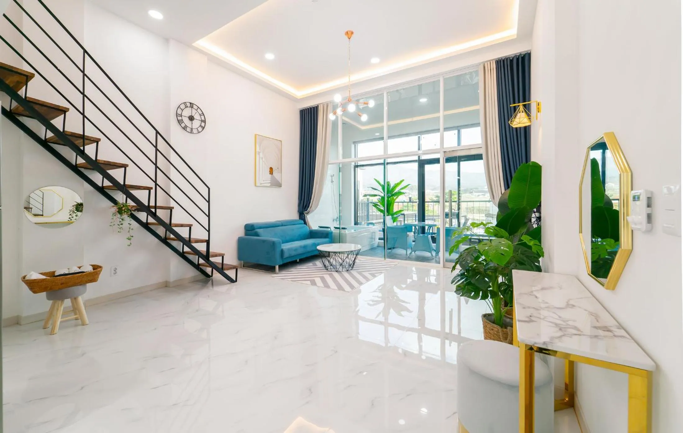 Living room in Patio Pool Villa