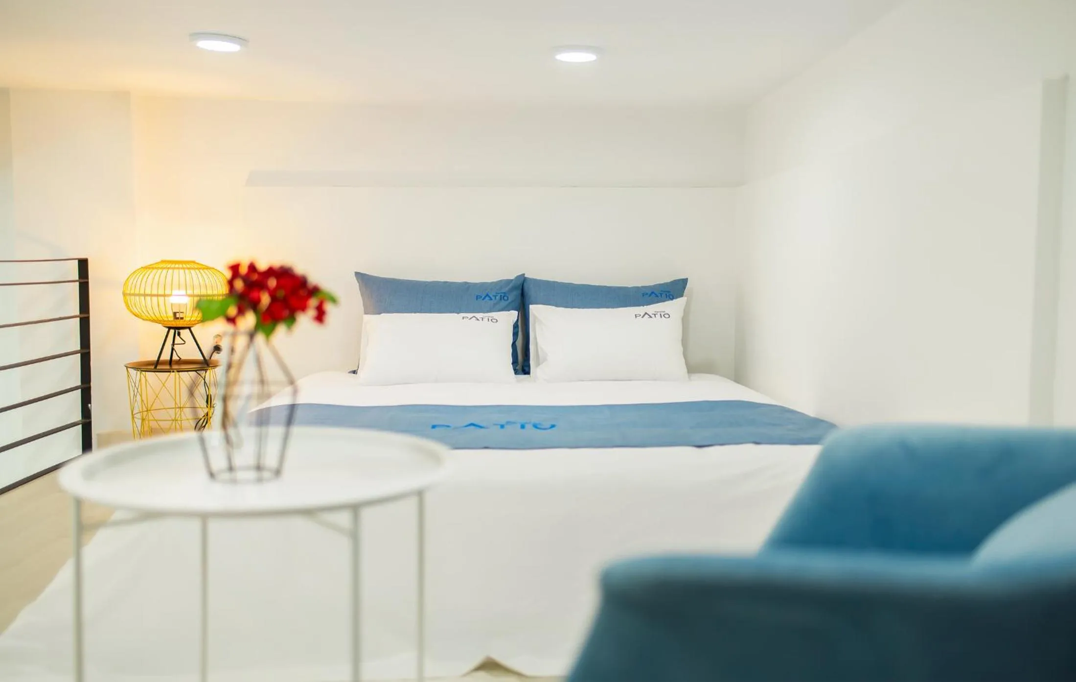 Bed in Patio Pool Villa