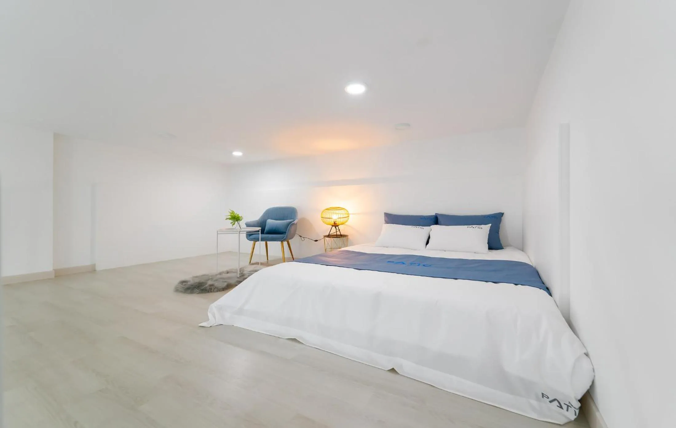 Bed in Patio Pool Villa