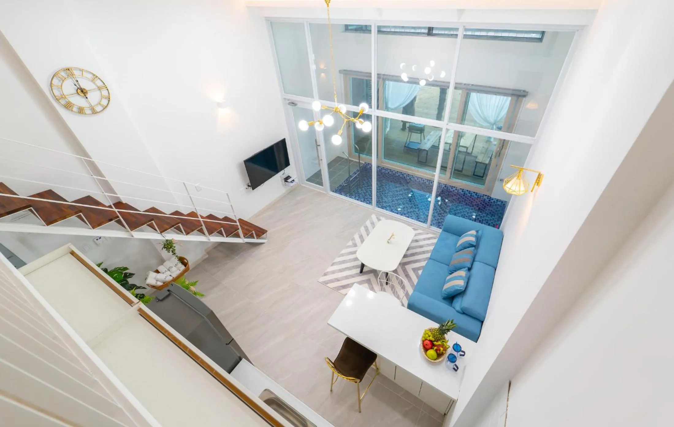Living room in Patio Pool Villa