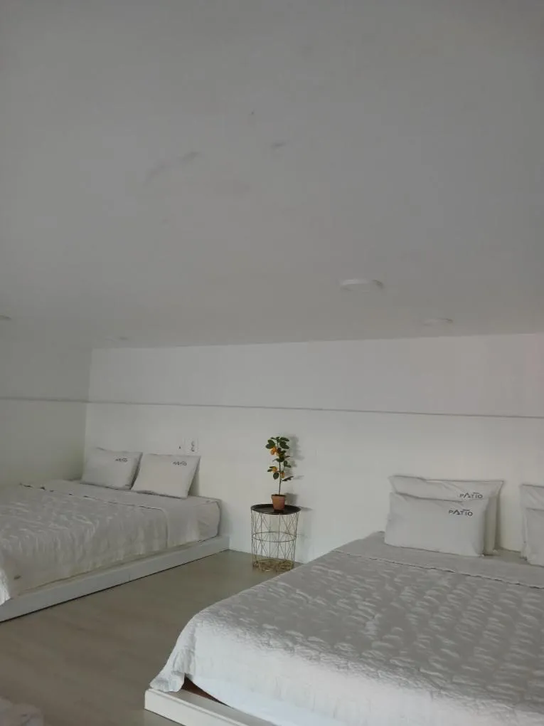 Bed in Patio Pool Villa