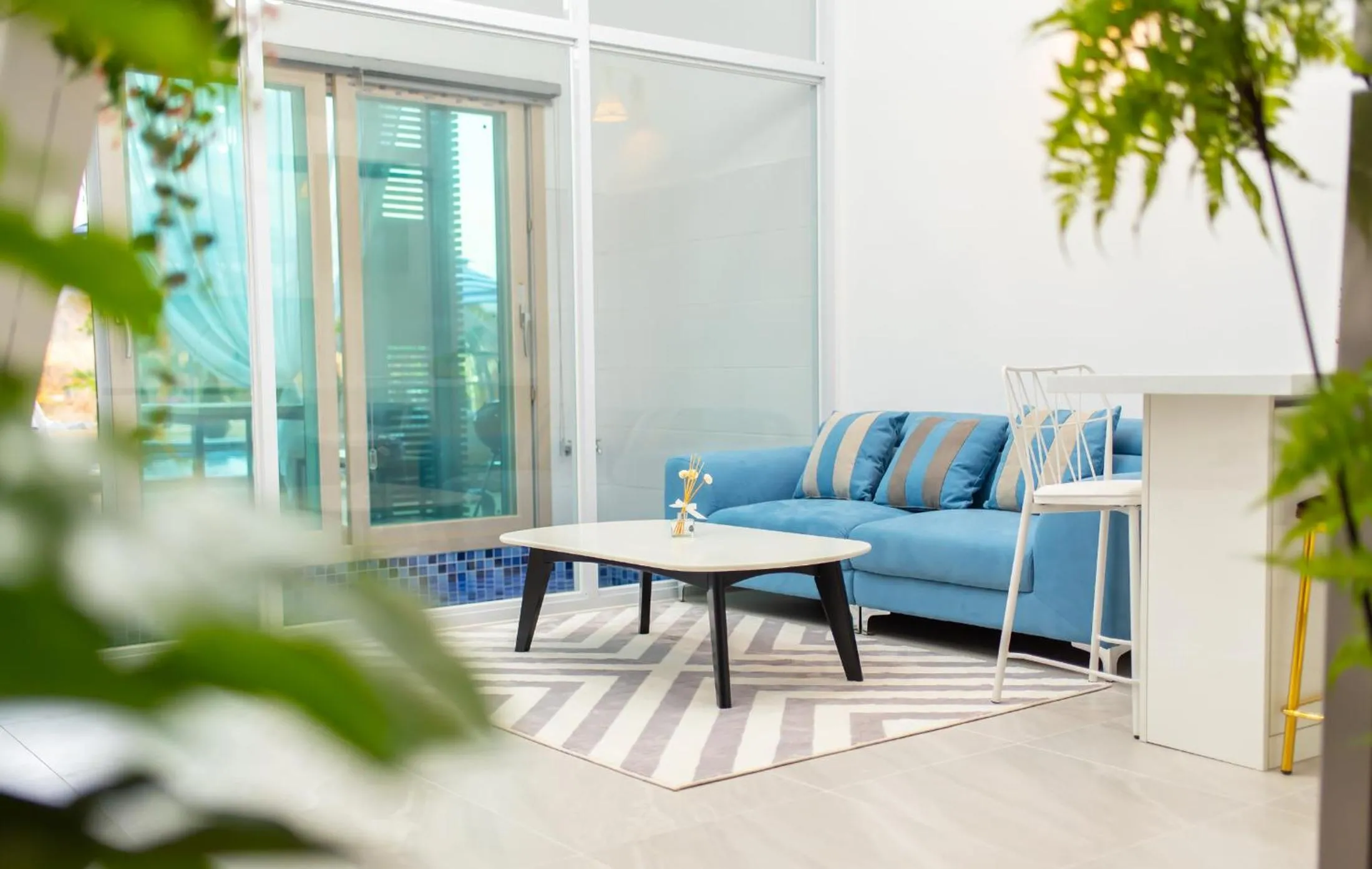 Living room in Patio Pool Villa