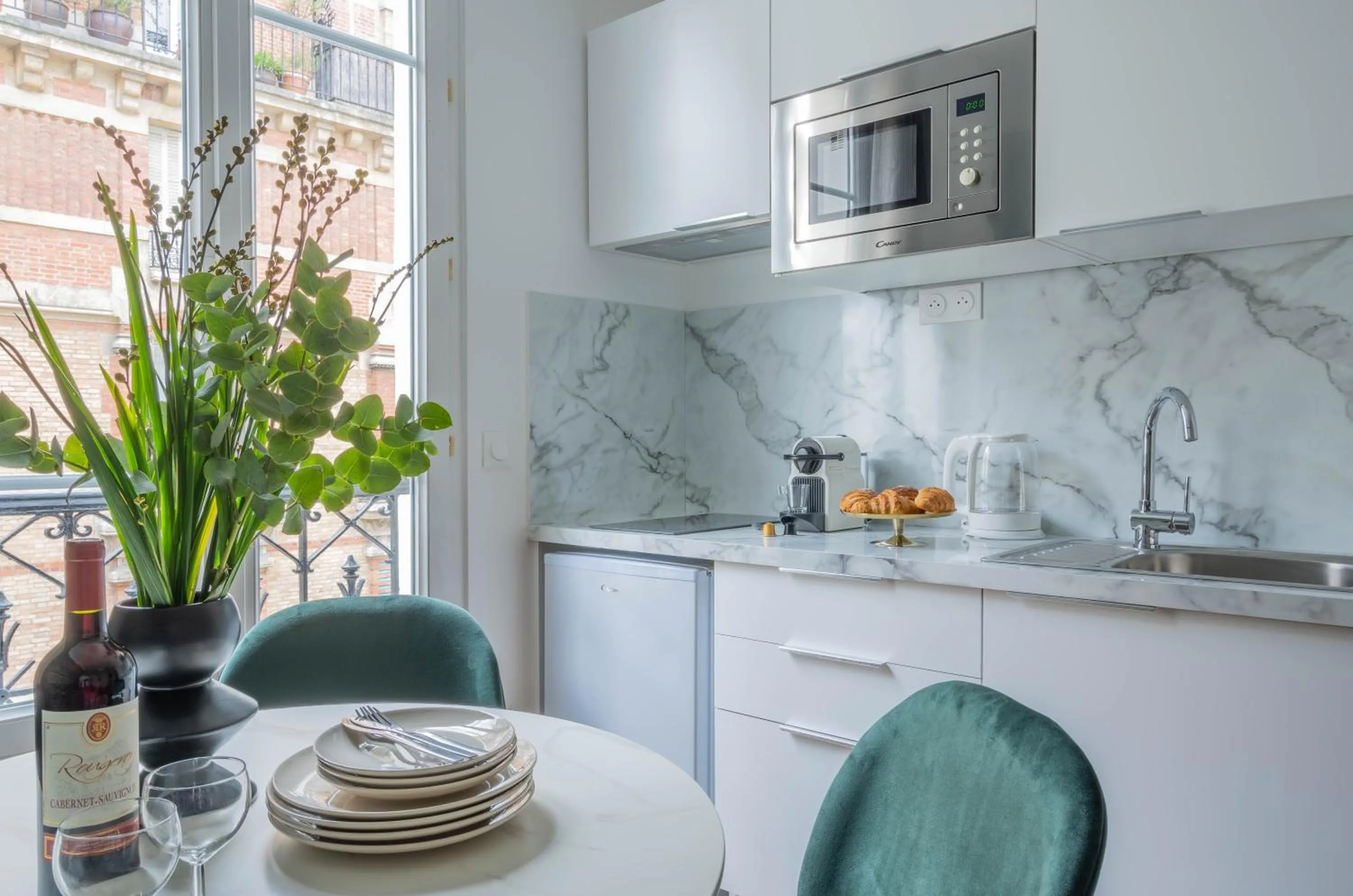 stove in Résidence Le Belleville