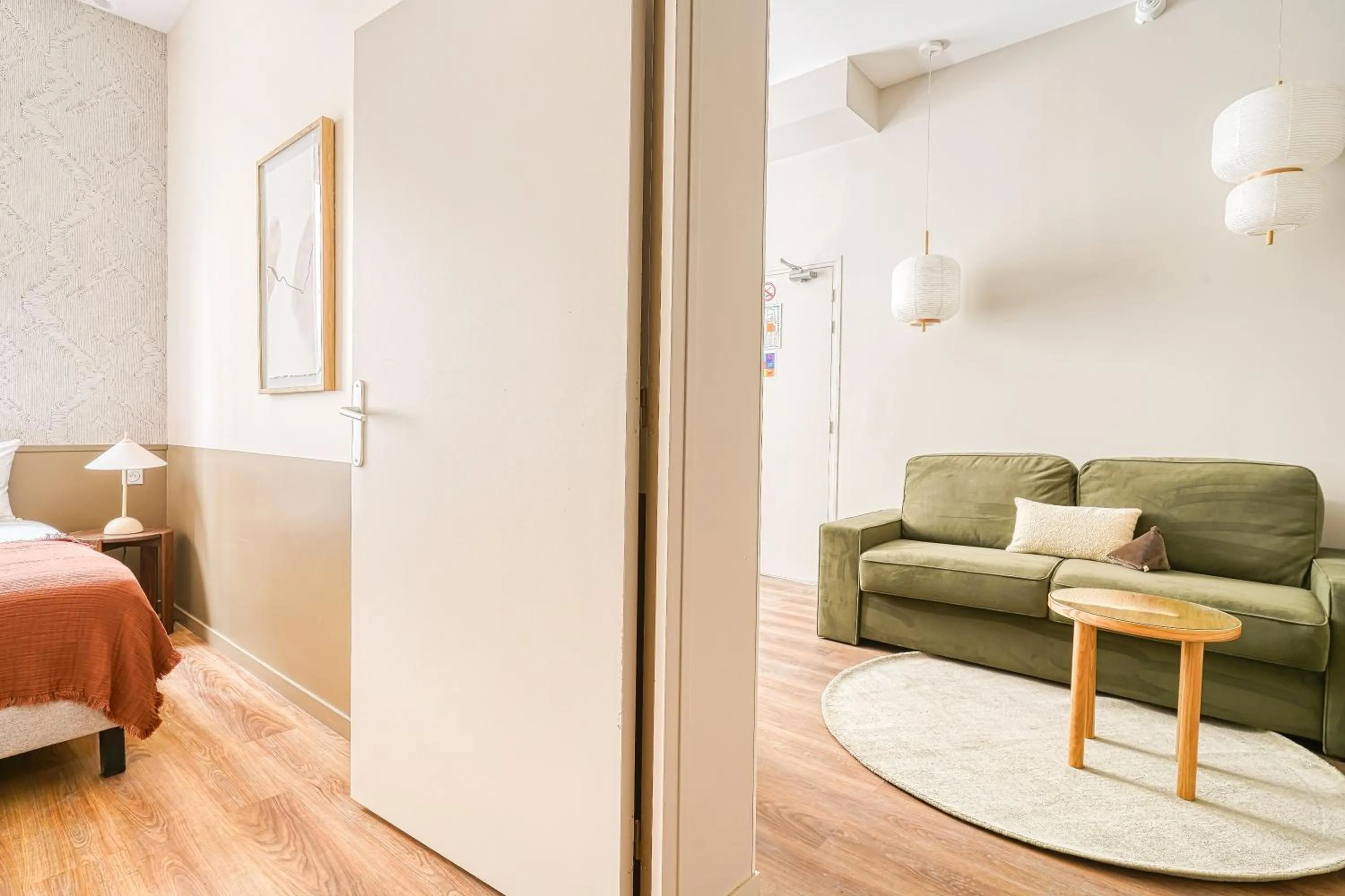 Bed in Résidence Le Belleville