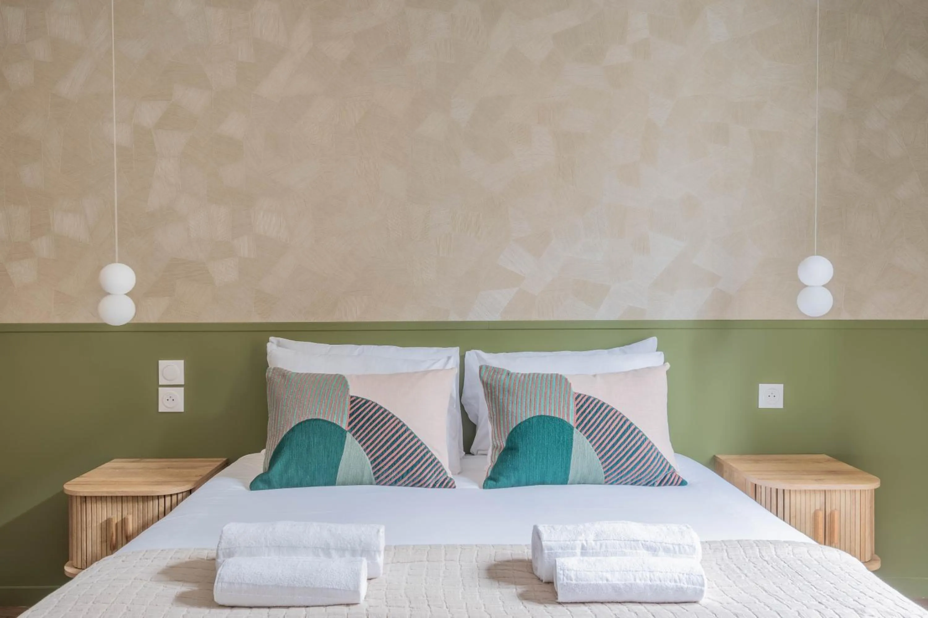 Bedroom, Bed in Résidence Le Belleville