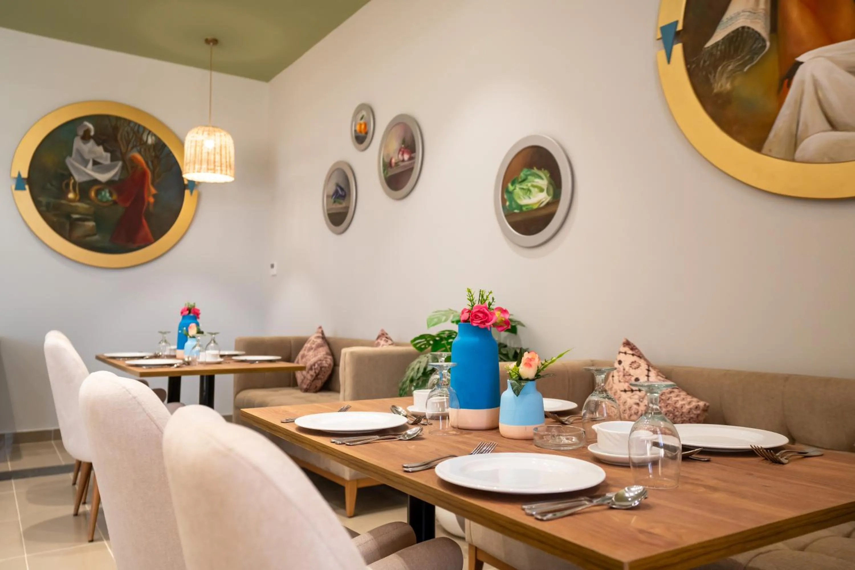 Seating area in Azal Lagoons Resort Abu Simbel