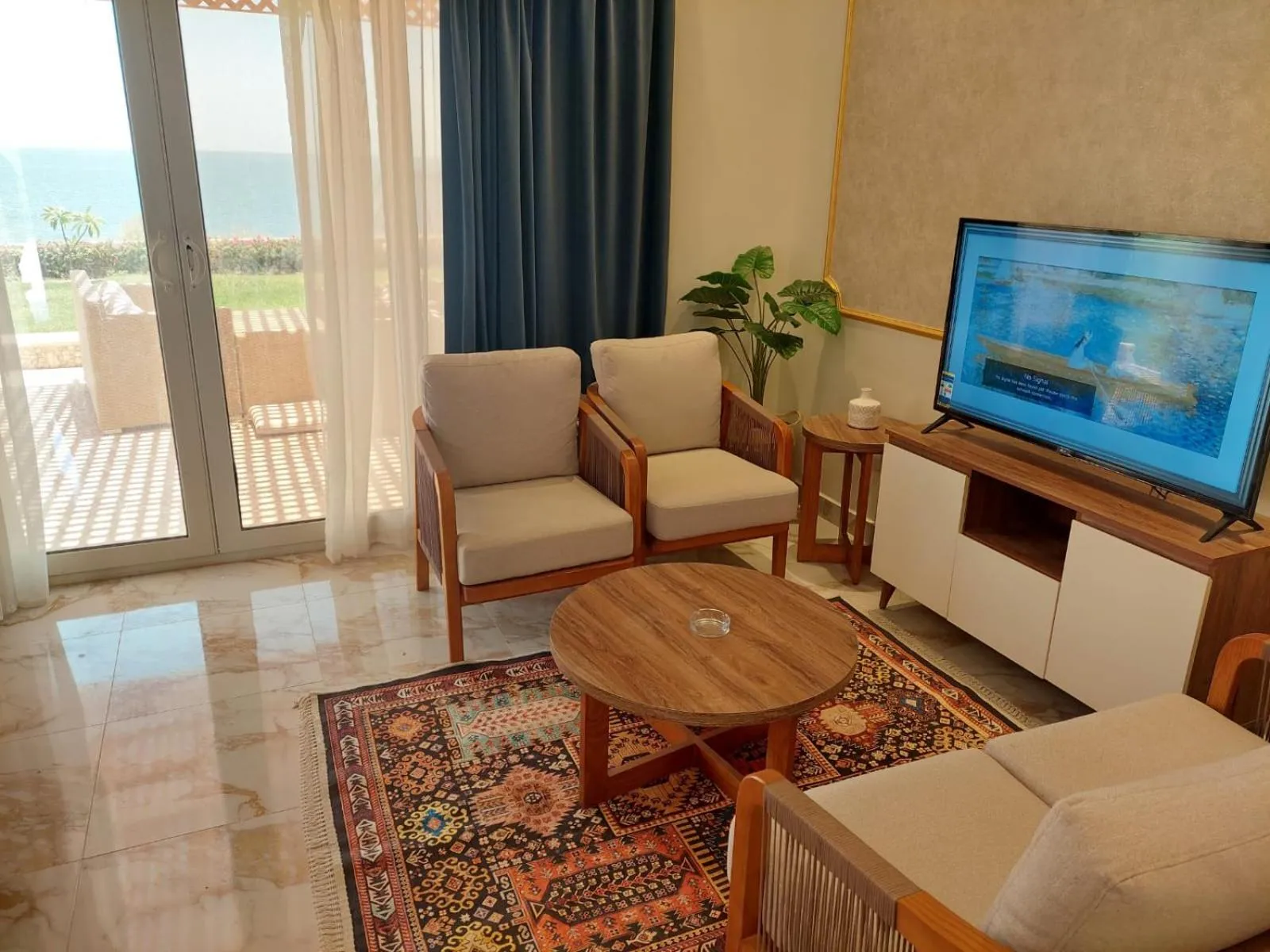 Living room in Azal Lagoons Resort Abu Simbel