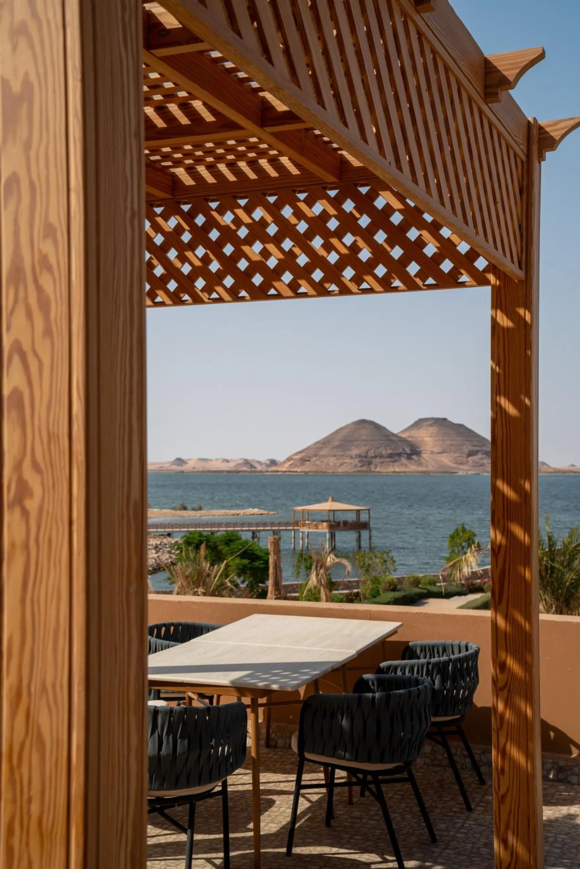 Patio in Azal Lagoons Resort Abu Simbel