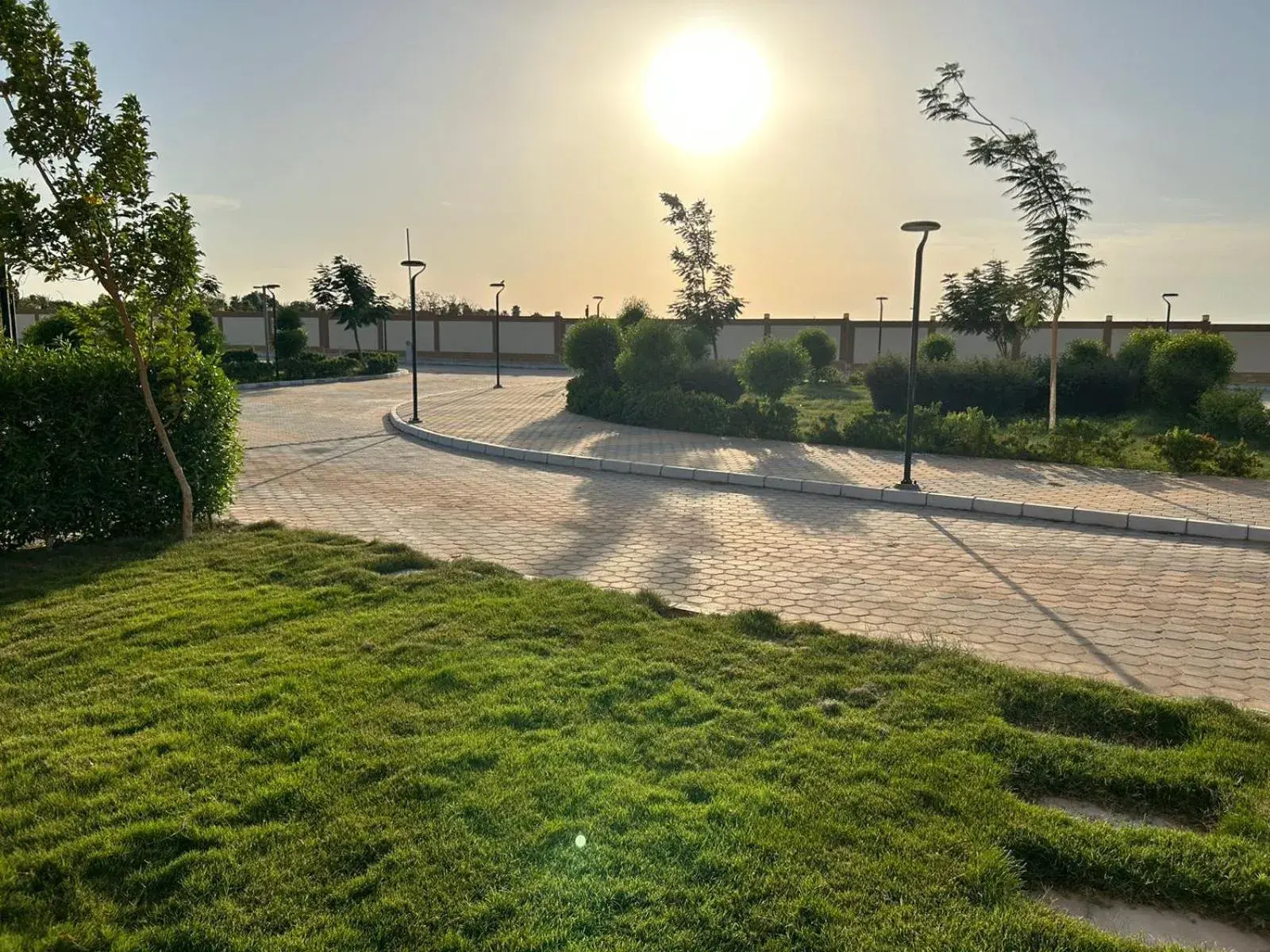 Garden view in Azal Lagoons Resort Abu Simbel Garden view in Azal Lagoons Resort Abu Simbel
