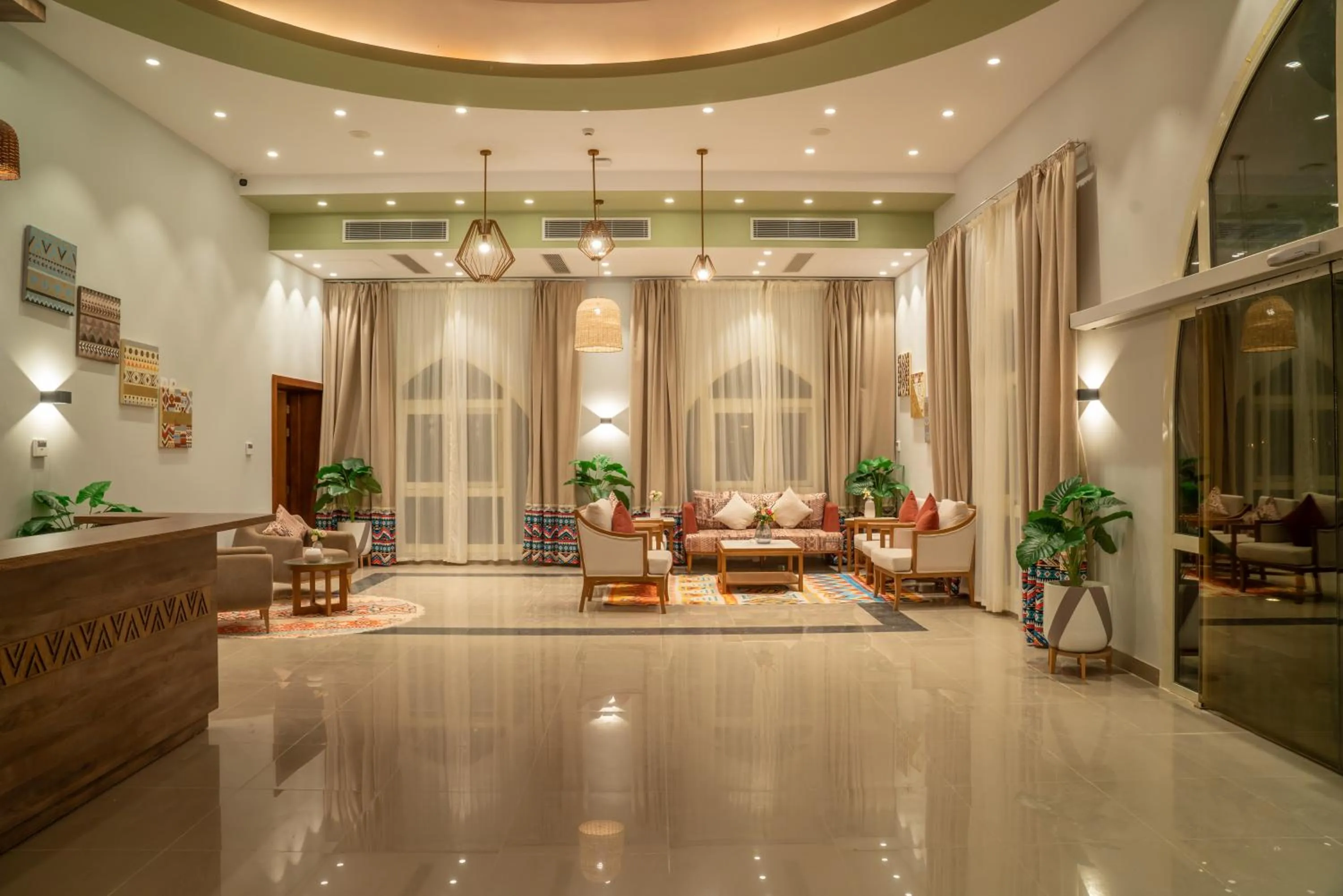 Lobby or reception in Azal Lagoons Resort Abu Simbel