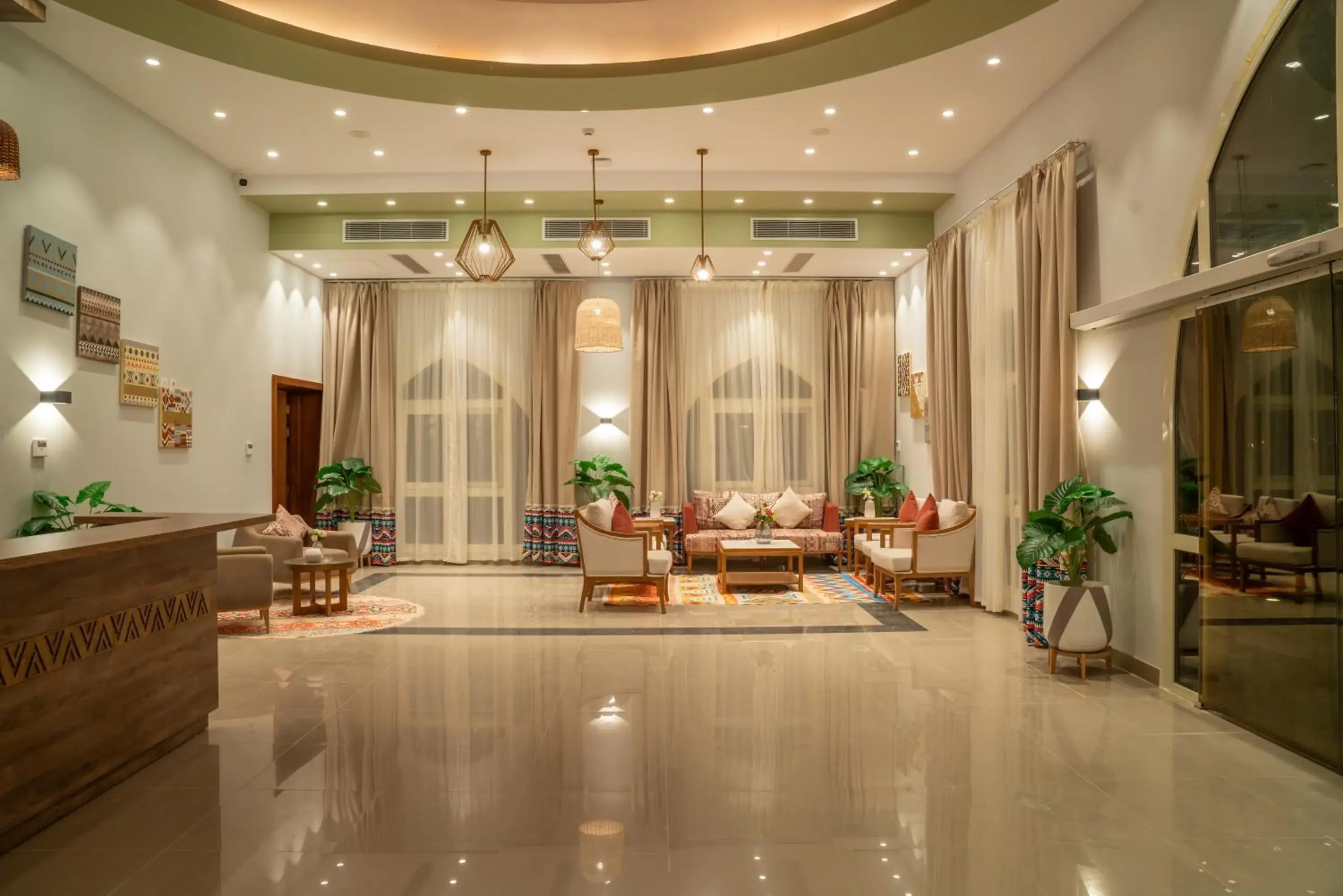 Lobby or reception in Azal Lagoons Resort Abu Simbel Lobby or reception in Azal Lagoons Resort Abu Simbel