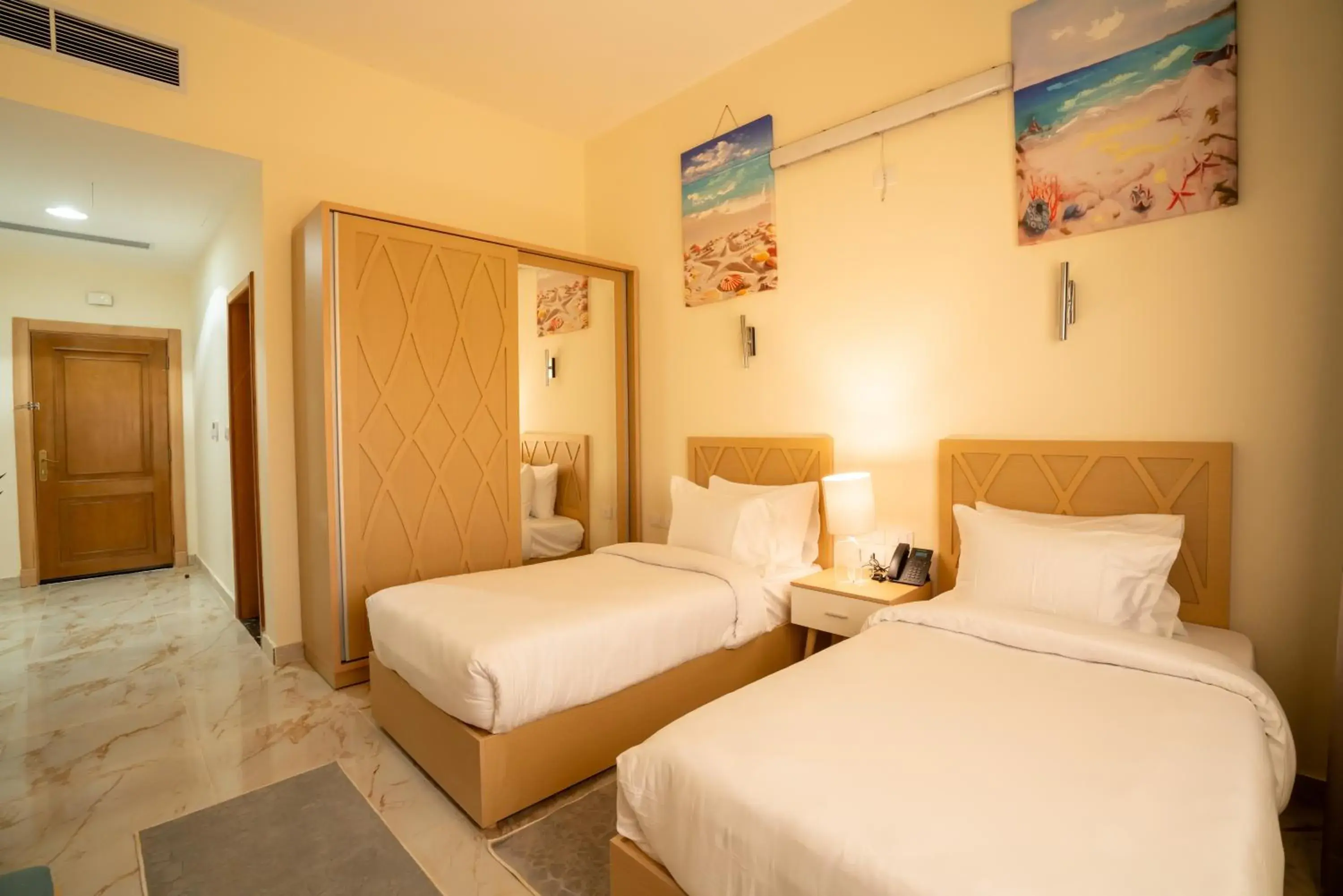 Bed in Azal Lagoons Resort Abu Simbel Bed in Azal Lagoons Resort Abu Simbel