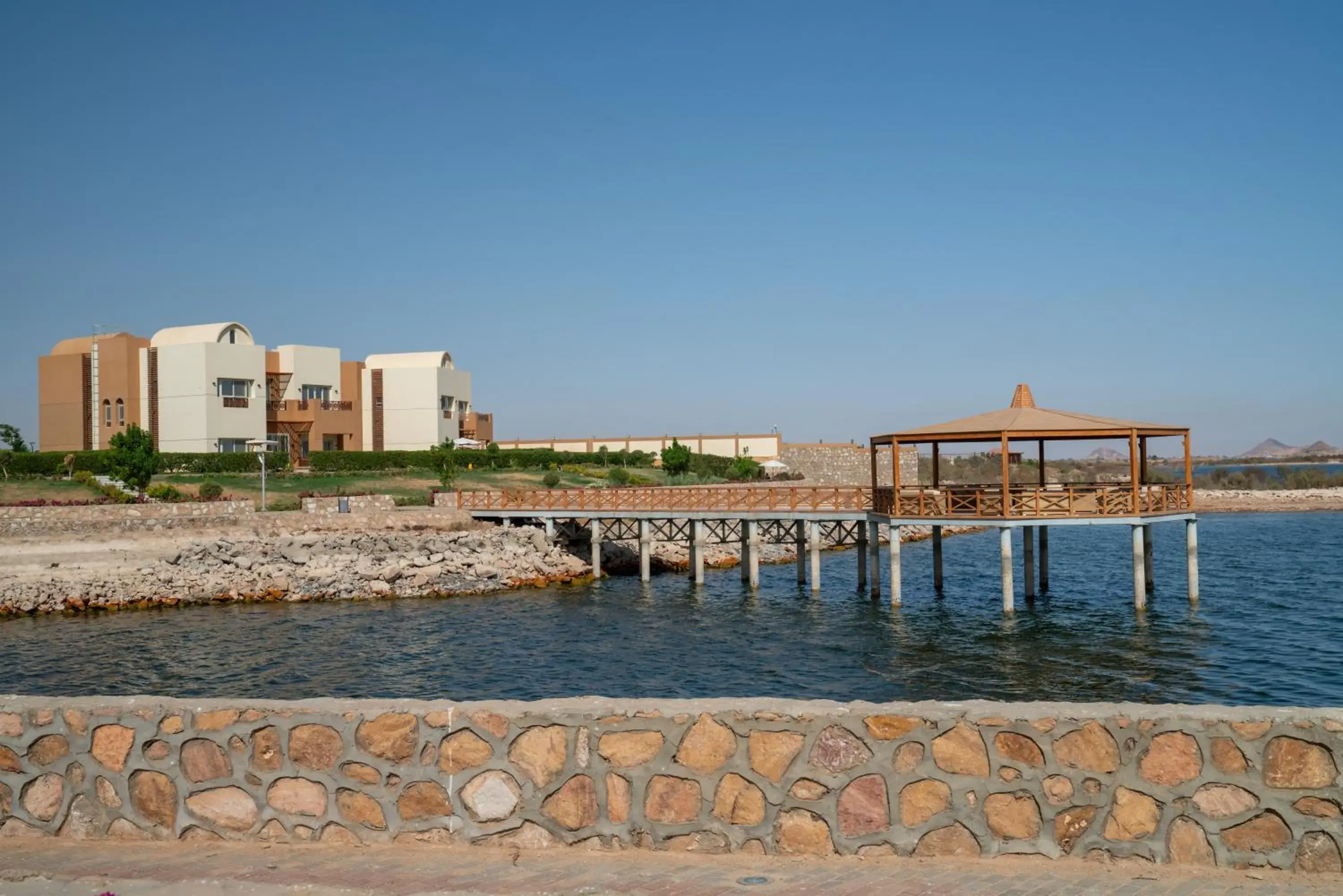 Lake view in Azal Lagoons Resort Abu Simbel Lake view in Azal Lagoons Resort Abu Simbel