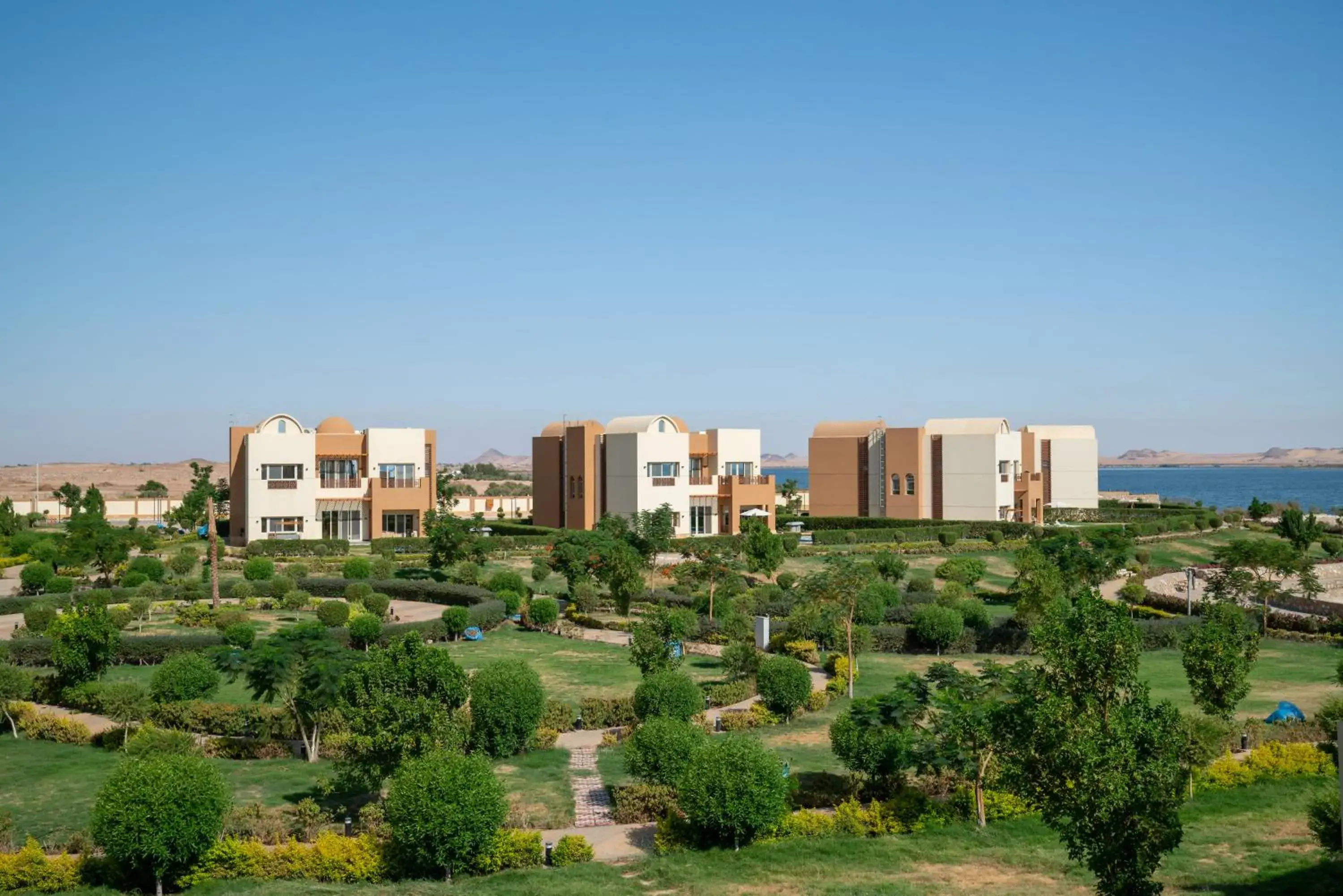 Property building in Azal Lagoons Resort Abu Simbel Property building in Azal Lagoons Resort Abu Simbel