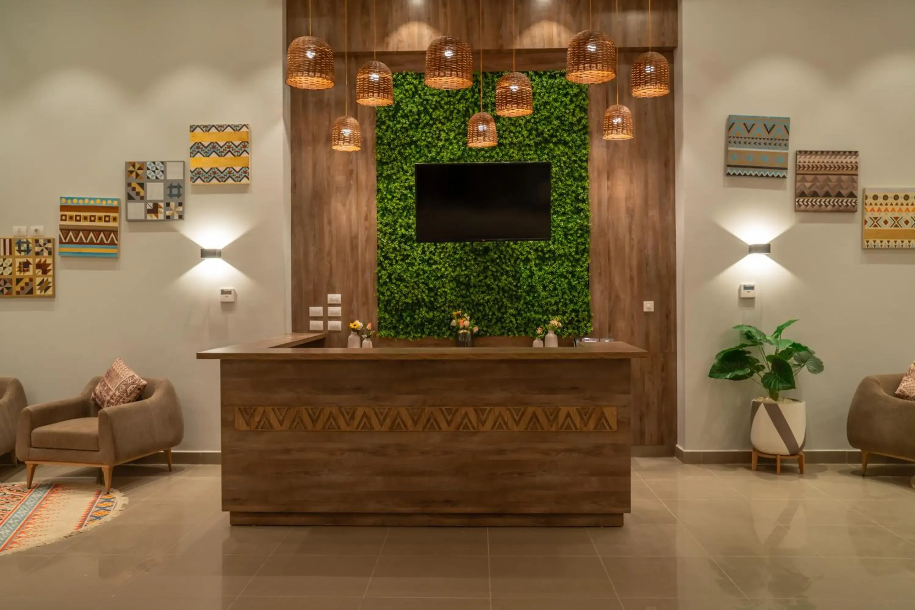 Lobby or reception in Azal Lagoons Resort Abu Simbel Lobby or reception in Azal Lagoons Resort Abu Simbel