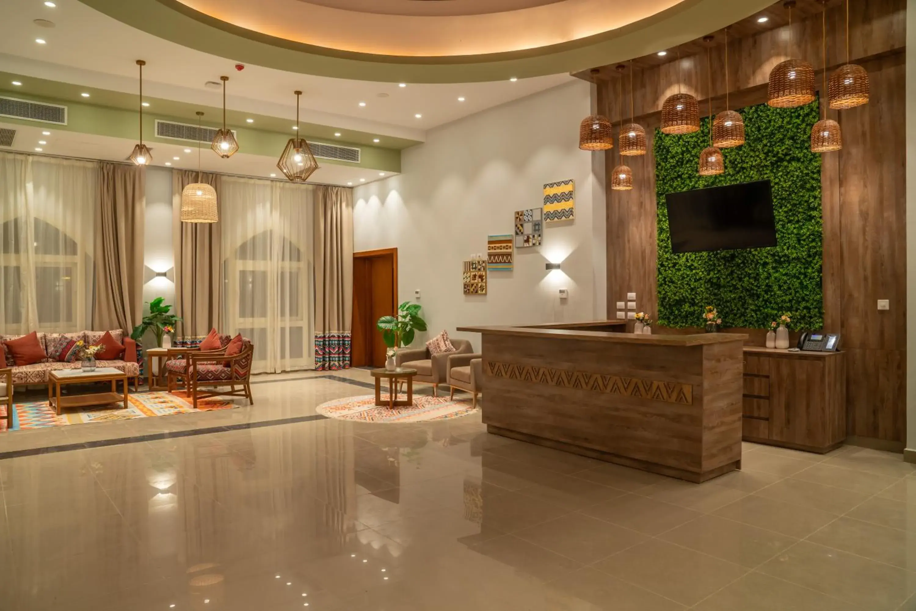 Lobby or reception in Azal Lagoons Resort Abu Simbel Lobby or reception in Azal Lagoons Resort Abu Simbel
