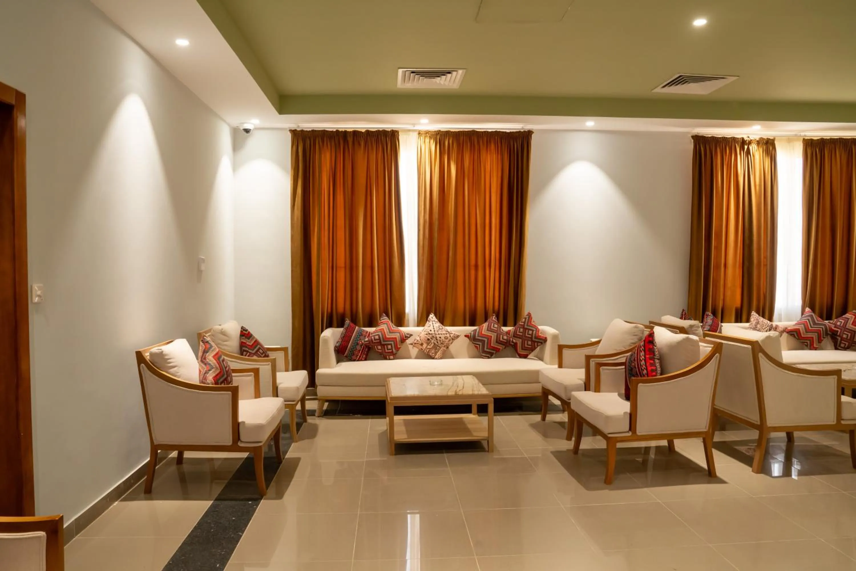 Seating area in Azal Lagoons Resort Abu Simbel