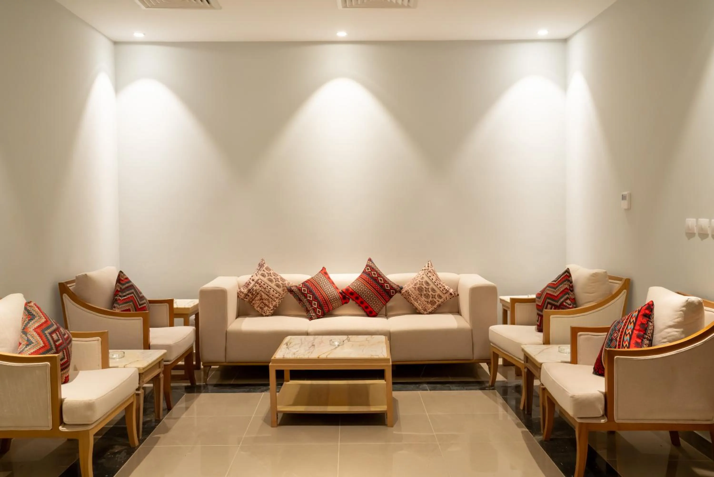 Seating area in Azal Lagoons Resort Abu Simbel