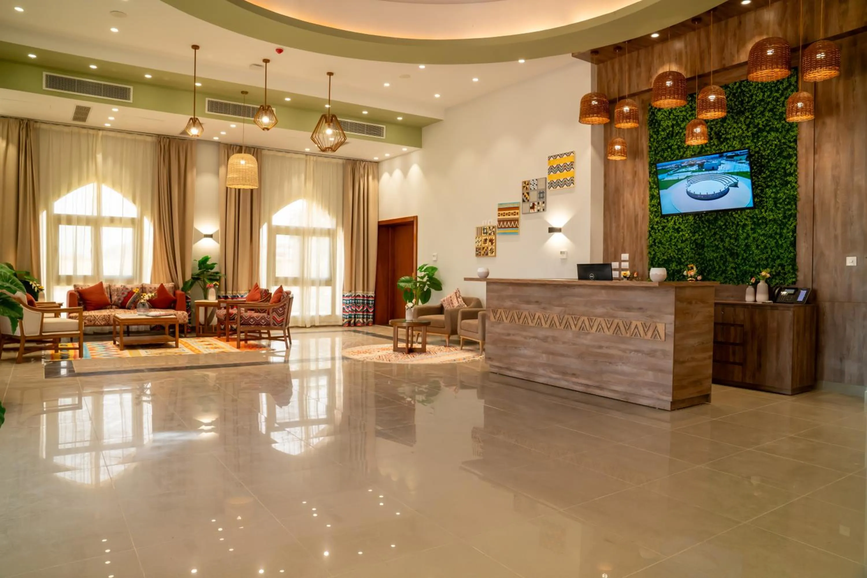 Lobby or reception in Azal Lagoons Resort Abu Simbel