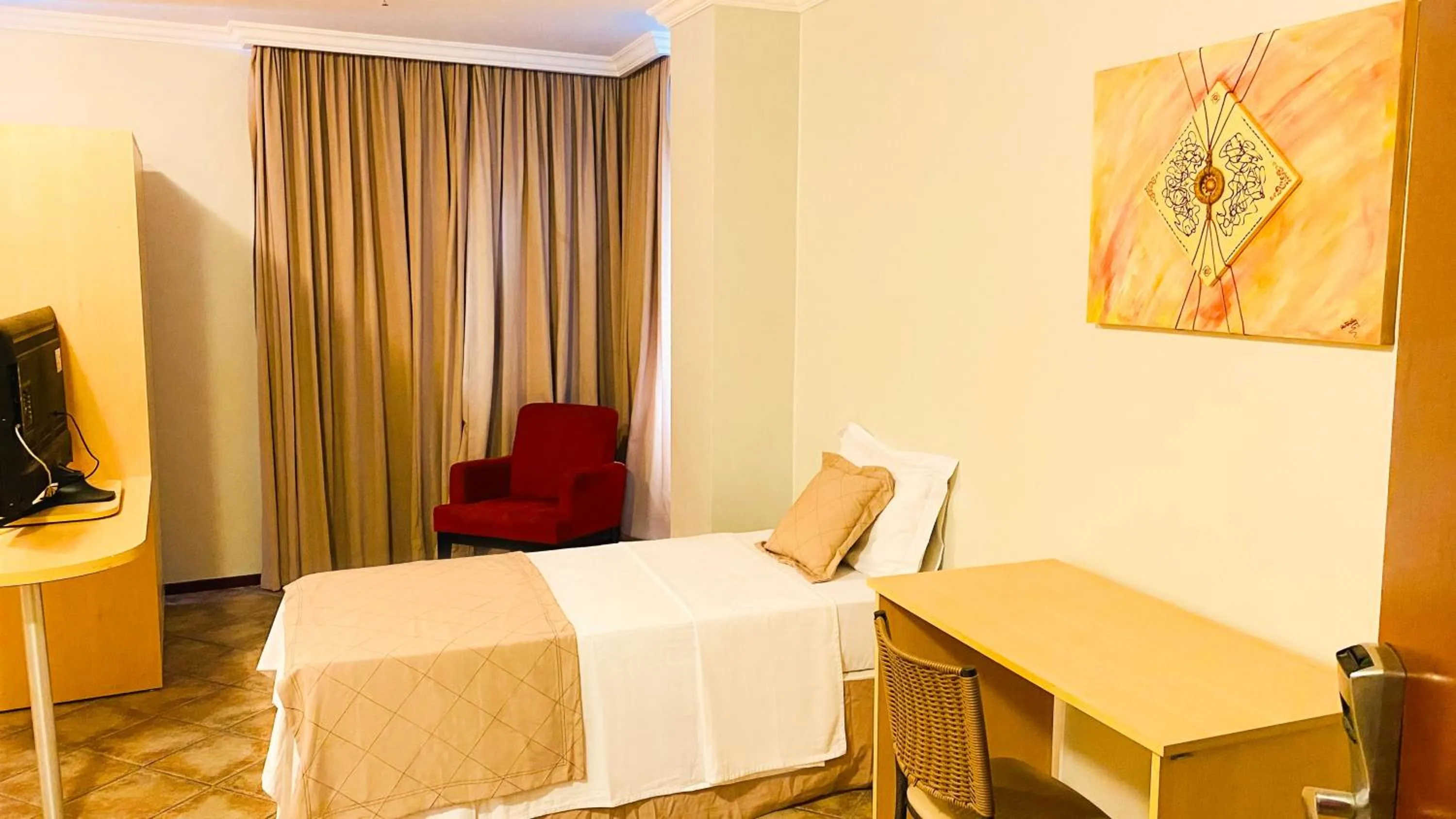 Bedroom, Bed in Hotel Atlantico Macaé By Inn House