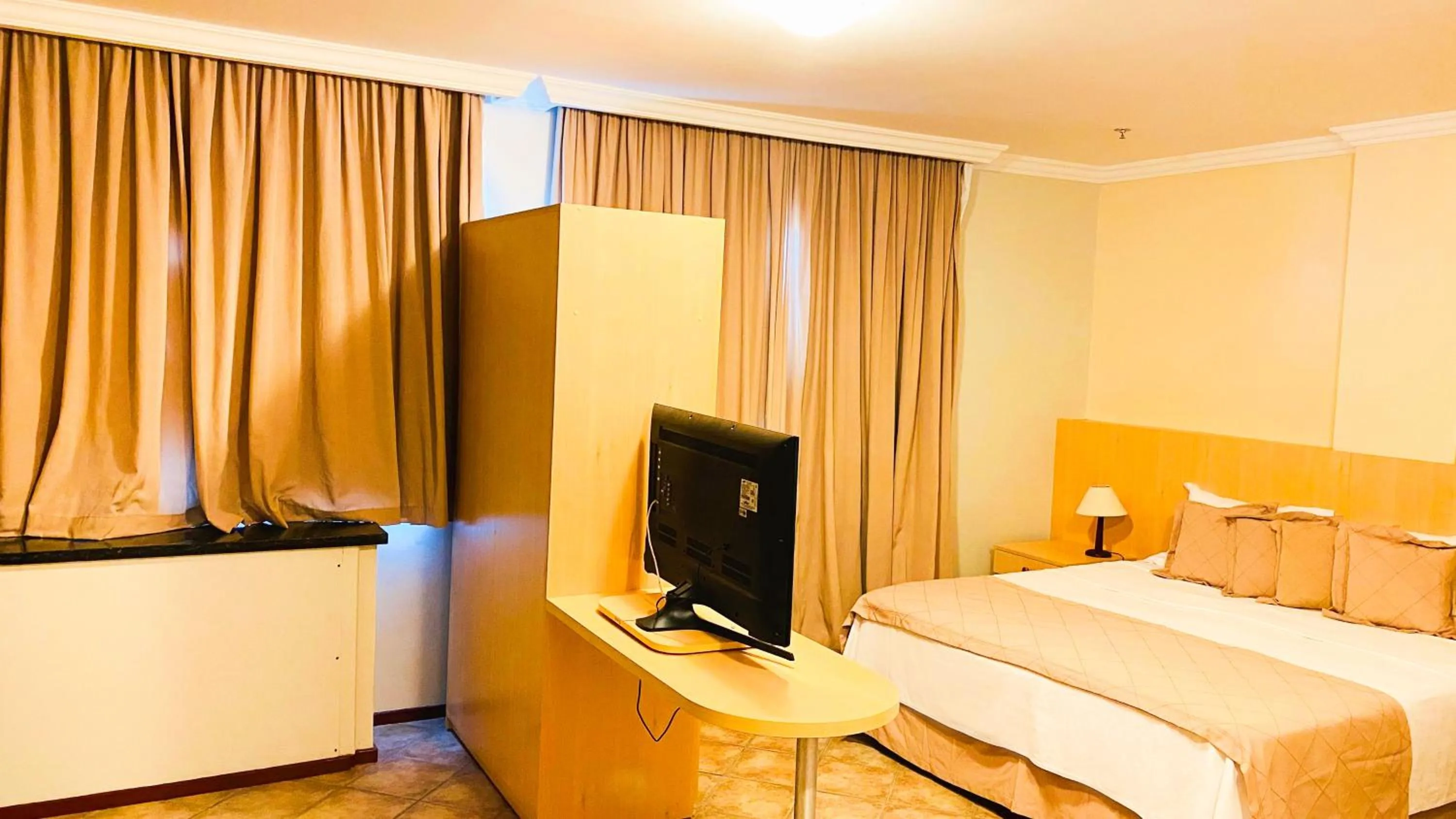 Bedroom, Bed in Hotel Atlantico Macaé By Inn House