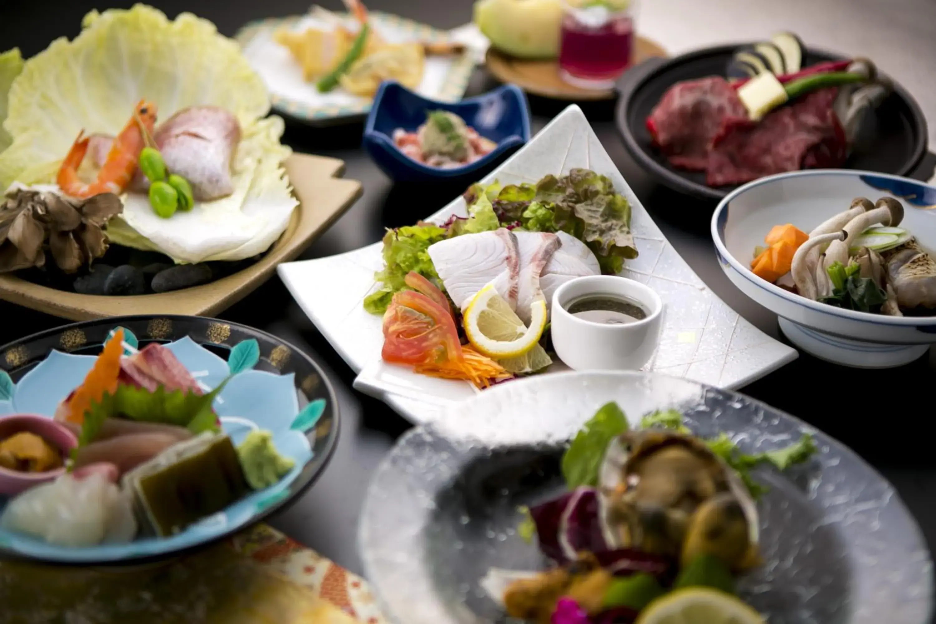 Food in Tateyama Kokusai Hotel Food in Tateyama Kokusai Hotel